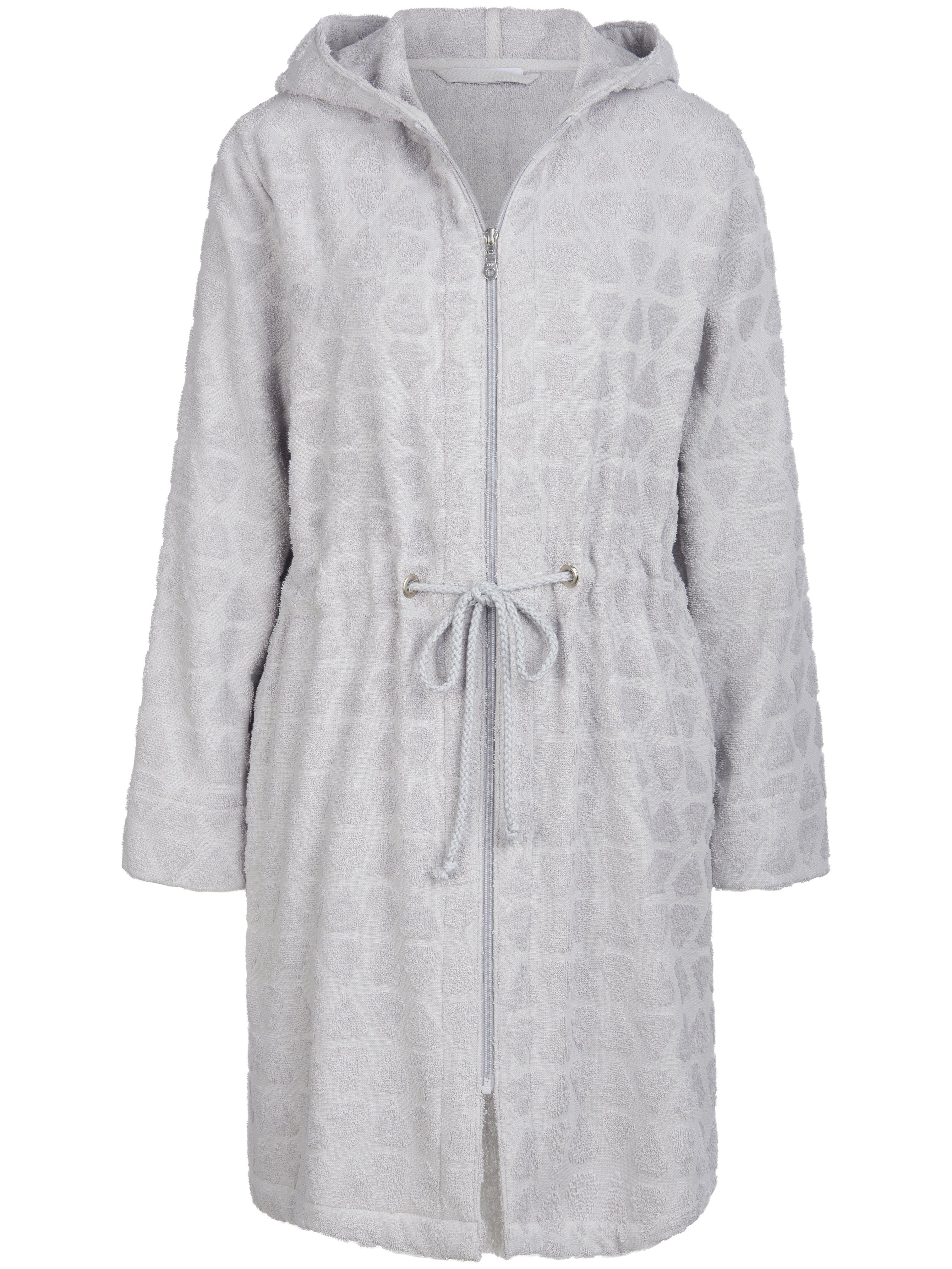 Le peignoir 100% coton  Peter Hahn gris