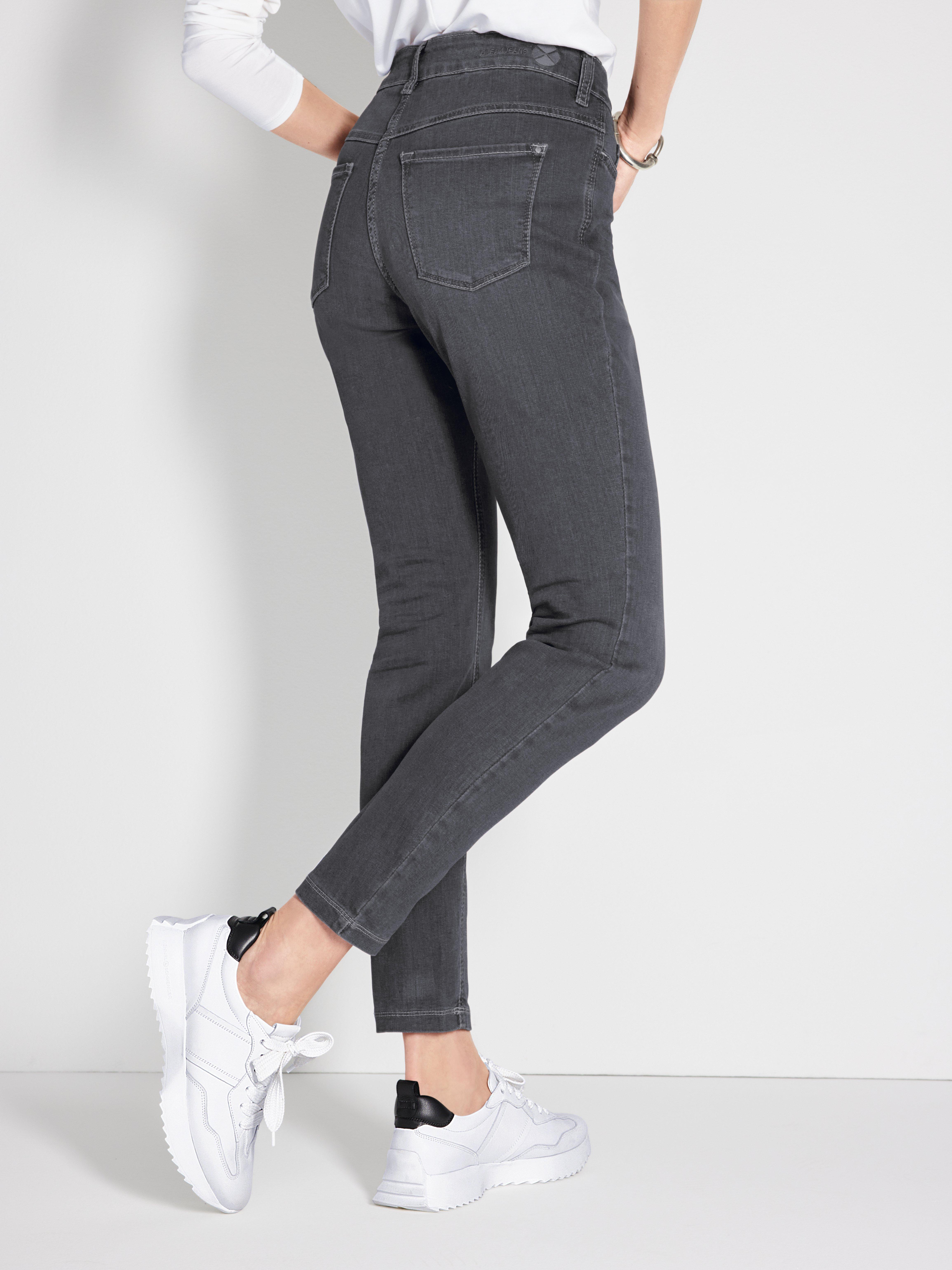 Mac - Dream Skinny-jeans med smalle - Antracit denim