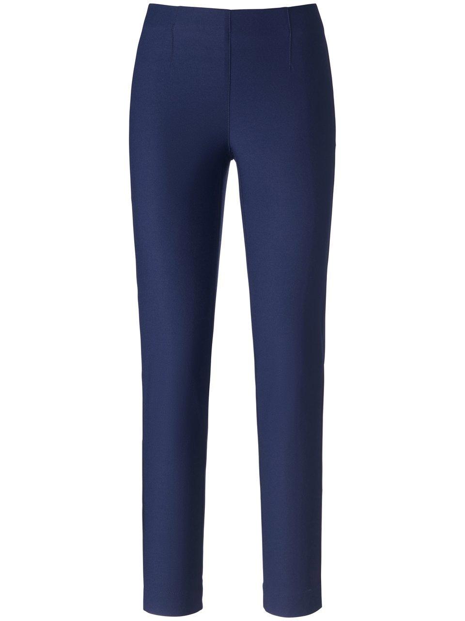 Enkellange comfortbroek pasvorm Sylvia Van Peter Hahn blauw