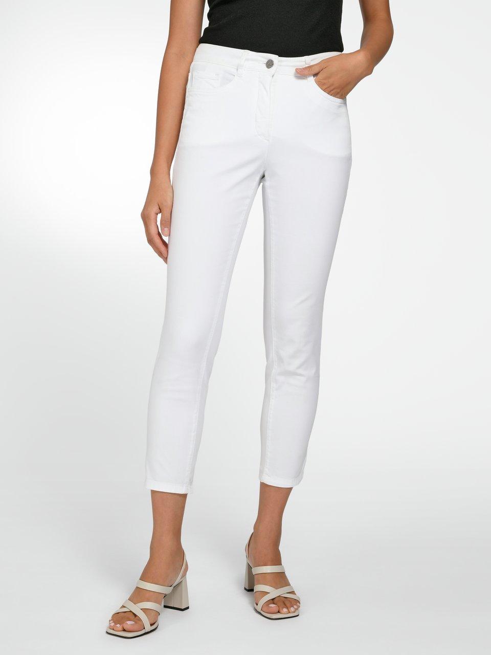 BASLER - 7/8-skinny-jeans bomuldsstretch - Hvid