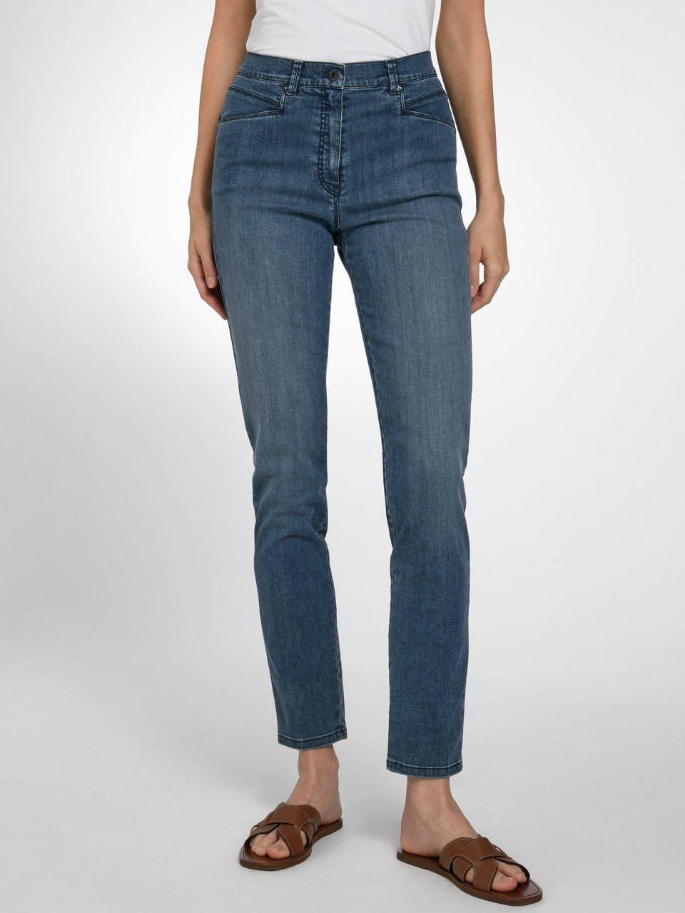 - blue Brax denim Caren Plus-Zauber-Jeans Modell by Dark Comfort - Raphaela