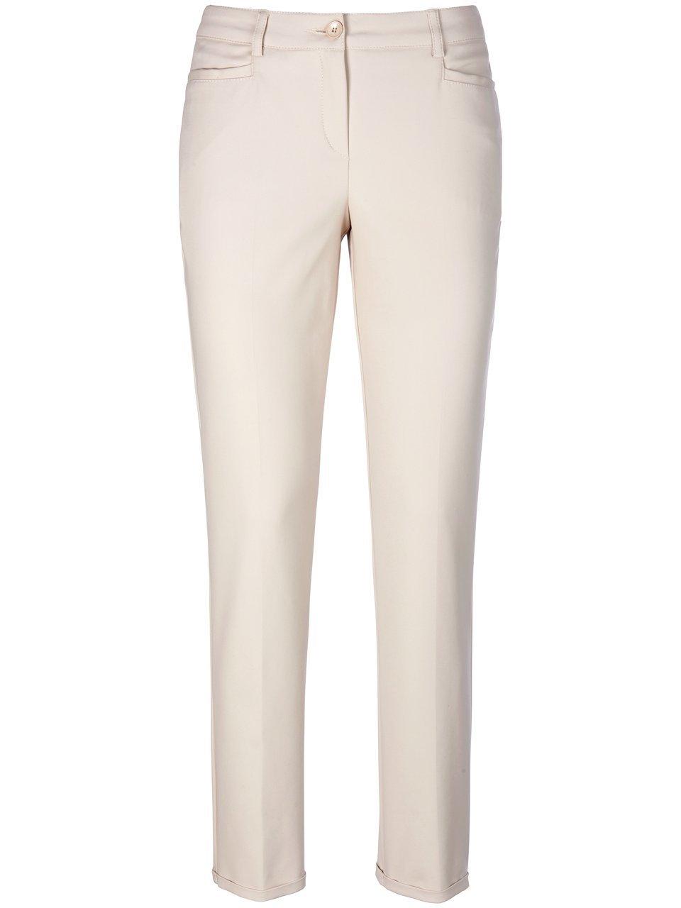 Enkellange broek in smal model Van Fadenmeister Berlin beige