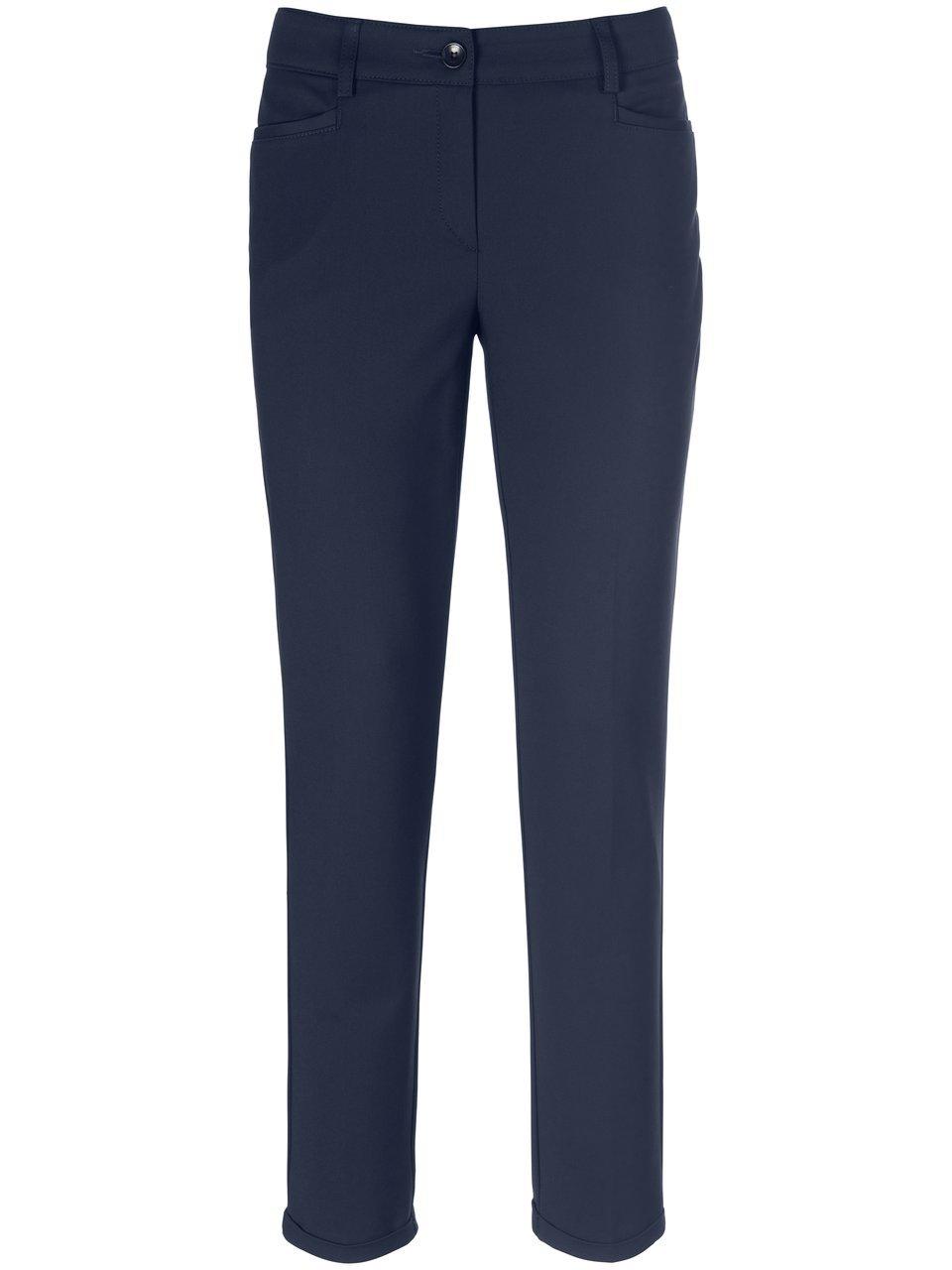 Enkellange broek in smal model Van Fadenmeister Berlin blauw