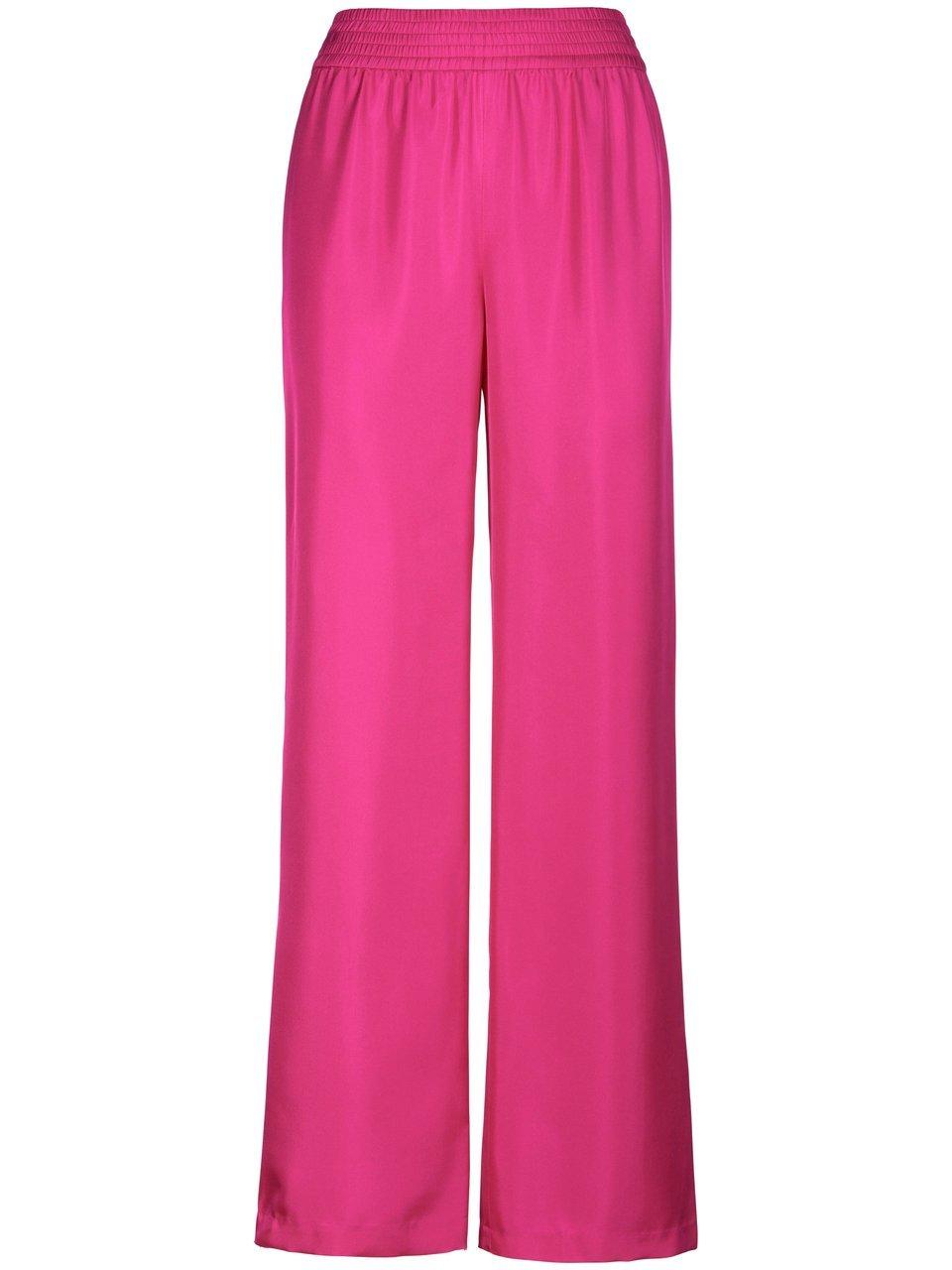 Broek 100% zijde Van Laura Biagiotti Roma pink