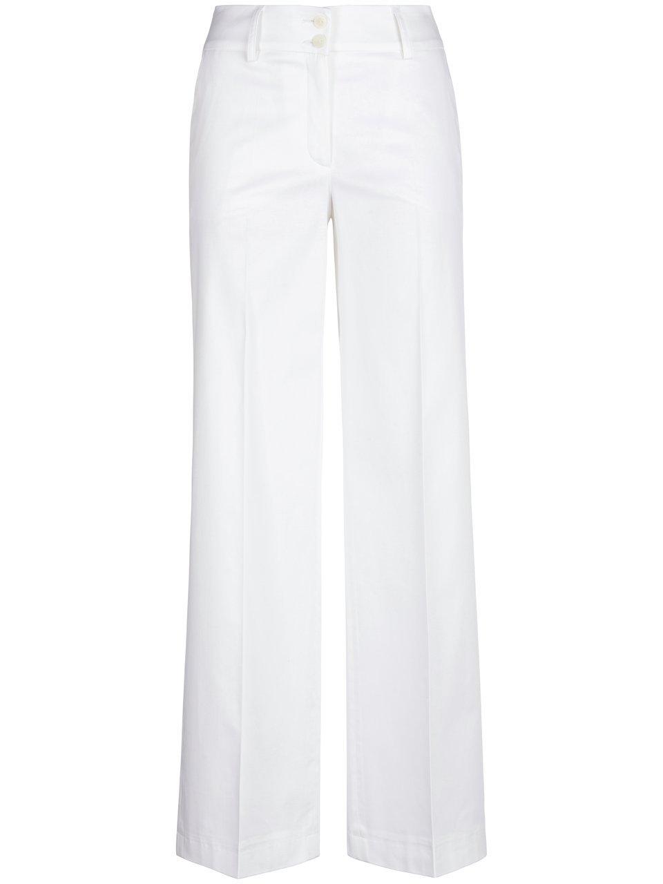 Broek katoenstretch Van St. Emile wit