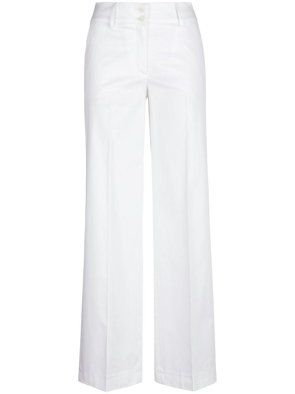 Broek katoenstretch Van St. Emile wit