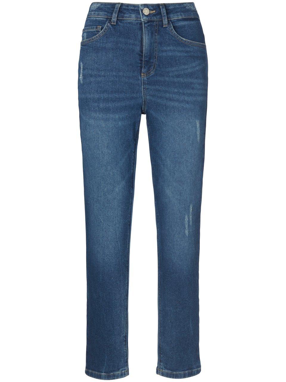 Enkellange jeans in smal model Van BASLER denim