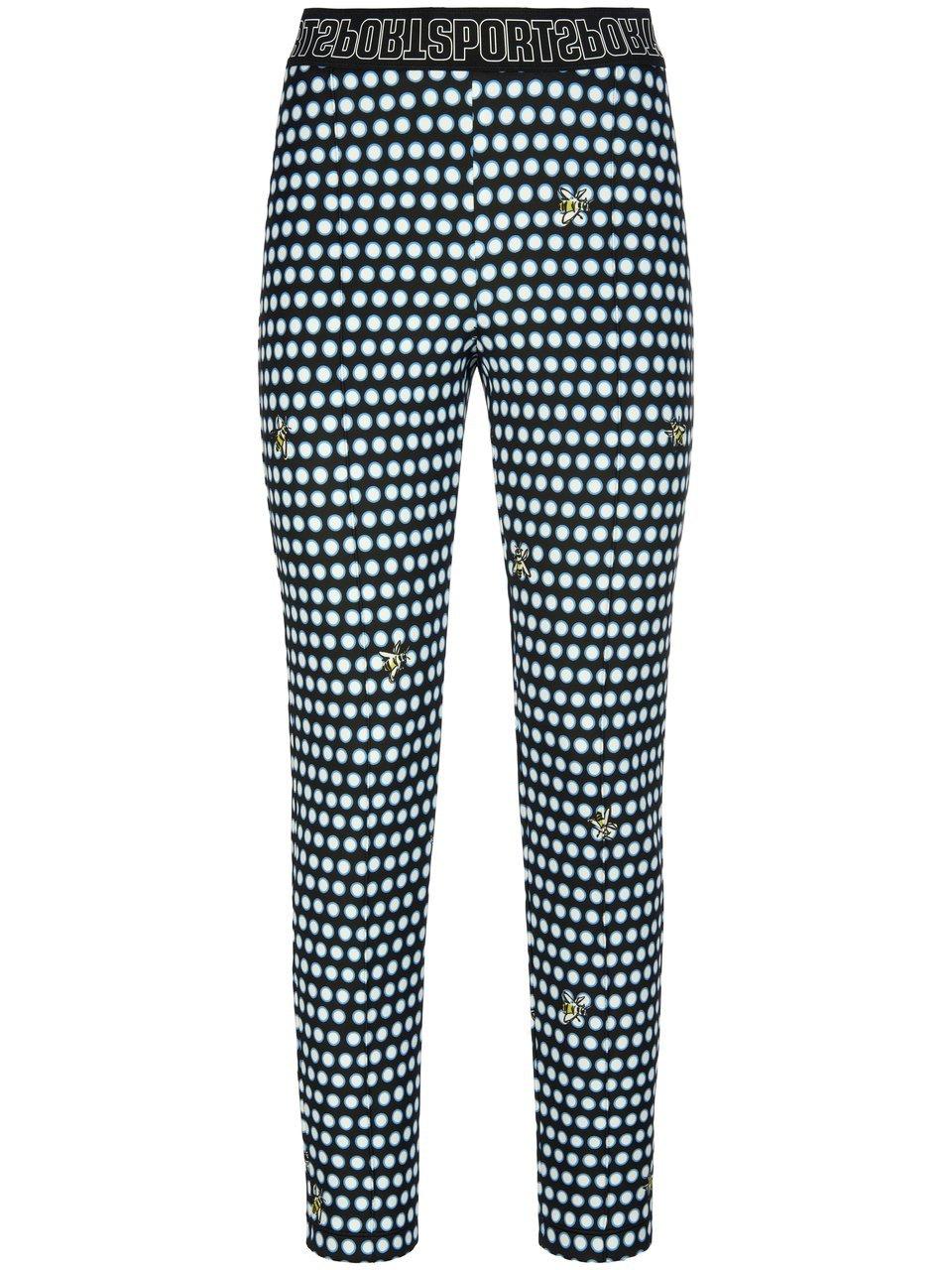 Enkellange broek print Van Marc Cain zwart