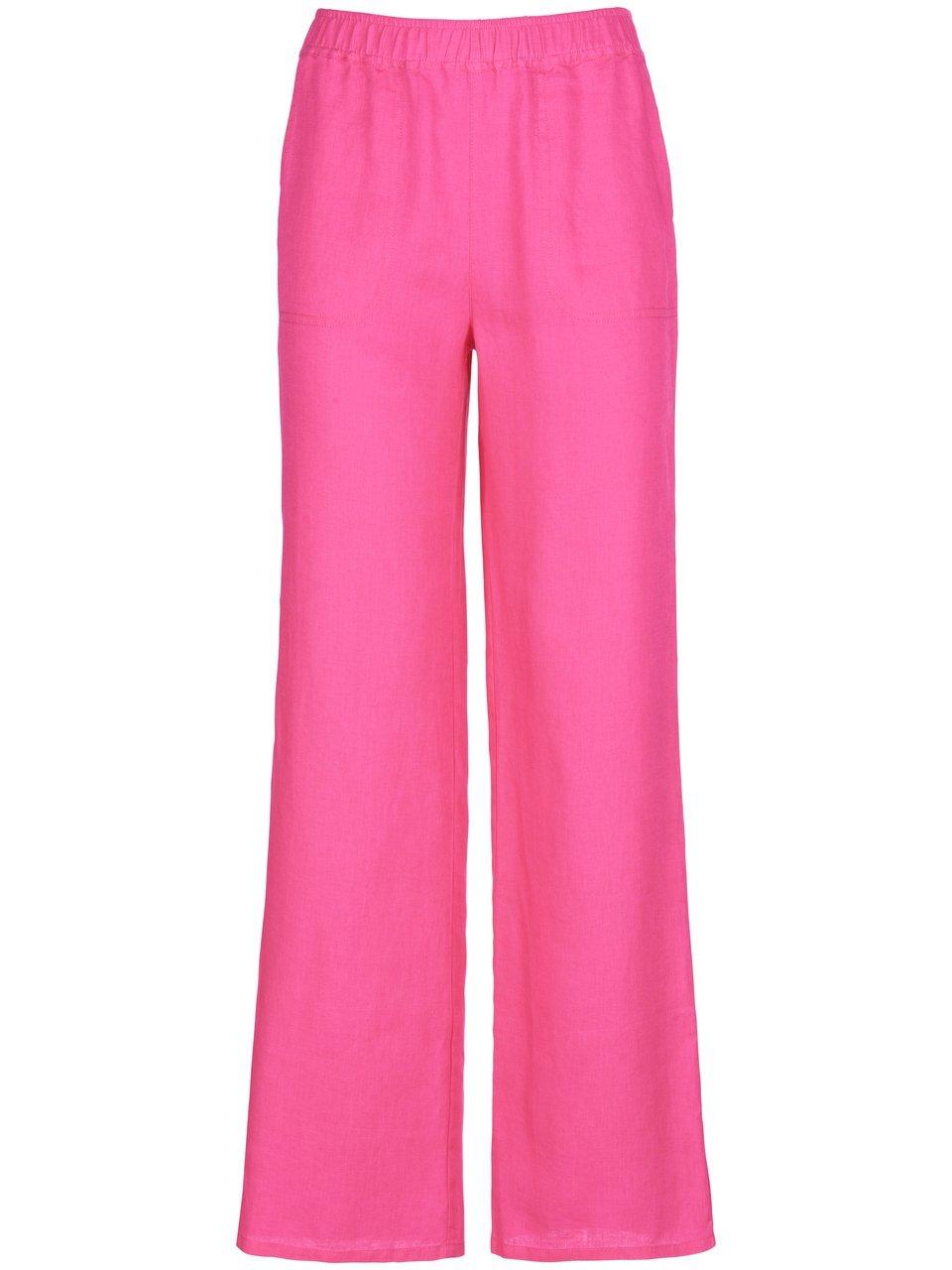 Schlupf-Hose aus 100% Leinen Peter Hahn pink günstig online kaufen