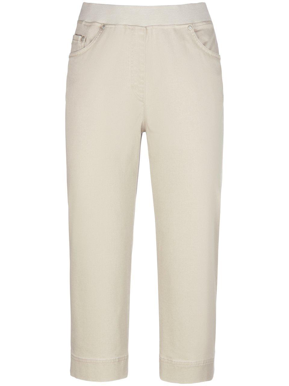Thumbnail - Brax - Comfort Plus-Caprihose Modell Carina Capri, beige, Gr. 20 - Baumwolle