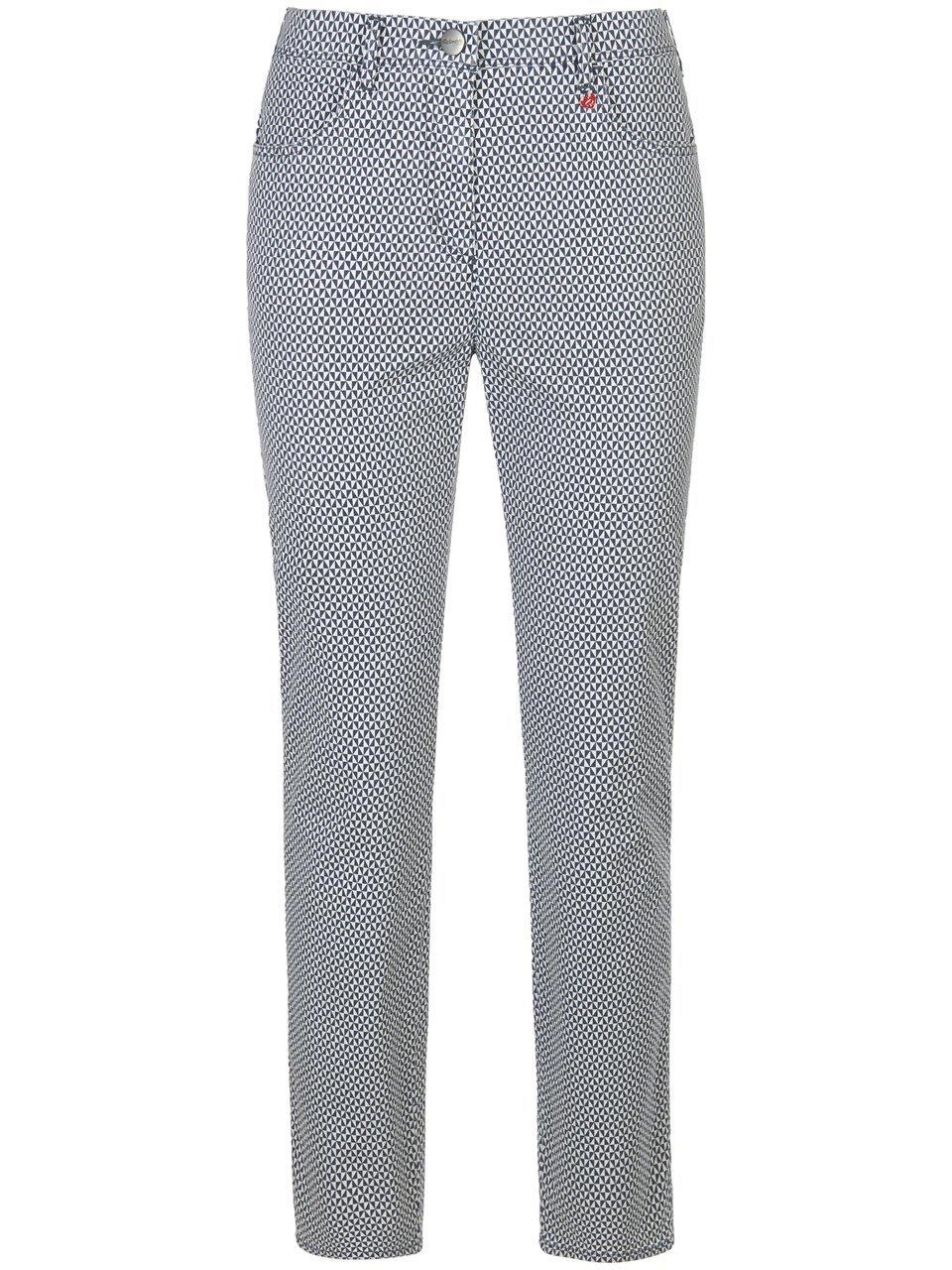 Relaxed by Toni Enkellange broek in 4-pocketsmodel Van  blauw