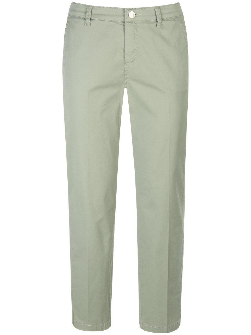 Straight Fit-7/8-broek model Chino Turn Up Van Mac groen