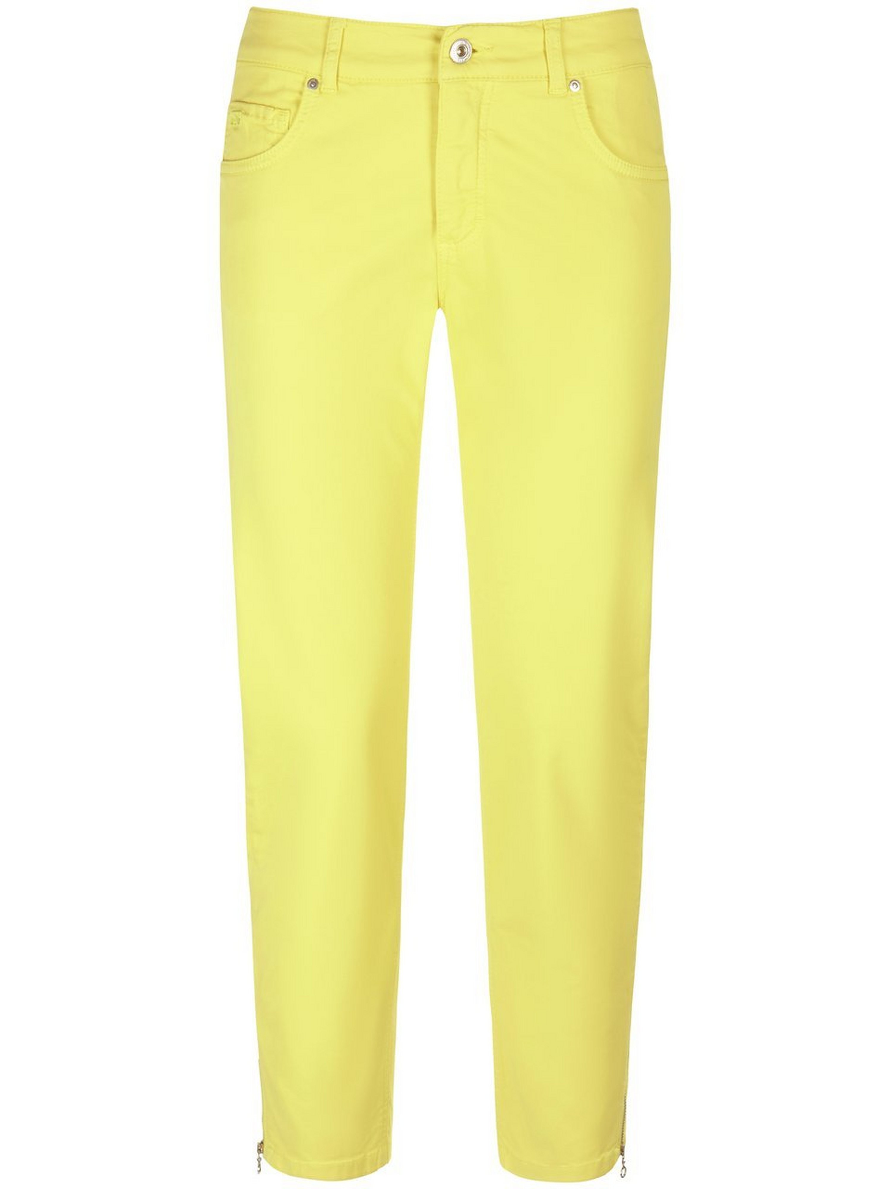 7-8-jeans model Skinny Ankle Zip Van ANGELS geel