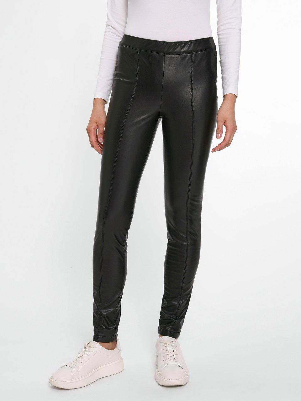 Legging discount zwart leer