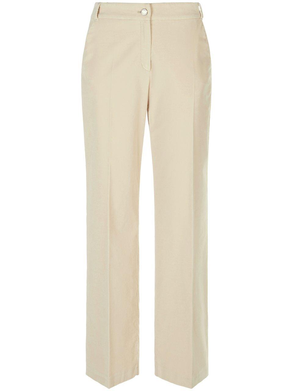 Fluwelen Wide Fit-broek Van Brax Feel Good beige