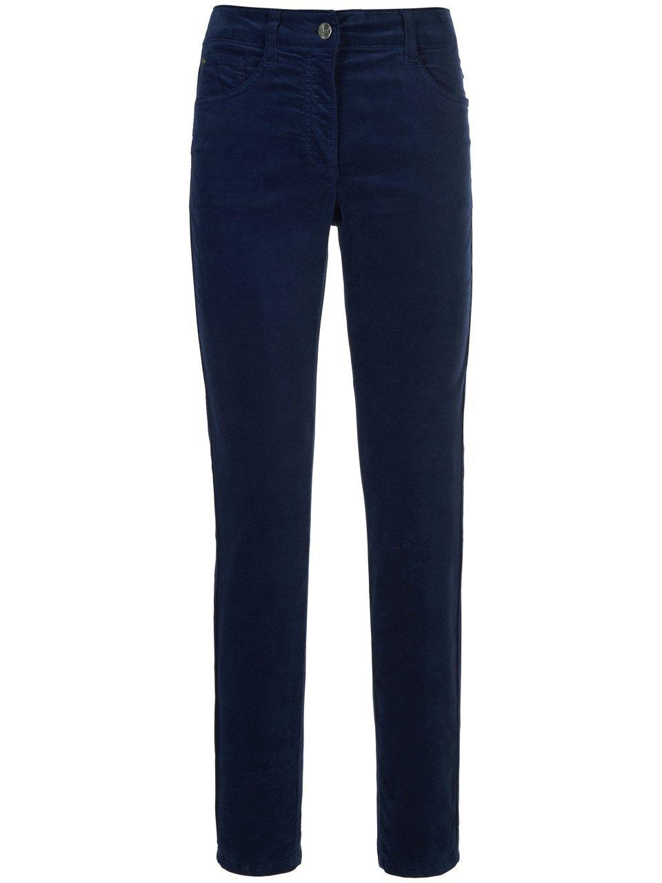 Broek in five-pocketsmodel Van BASLER blauw