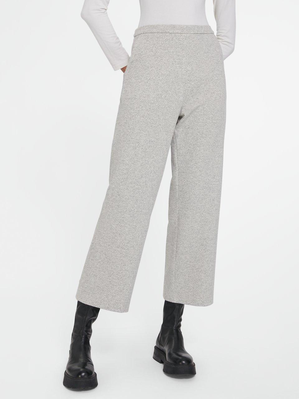 L'INCOMPARABLE pantalon large en laine grise