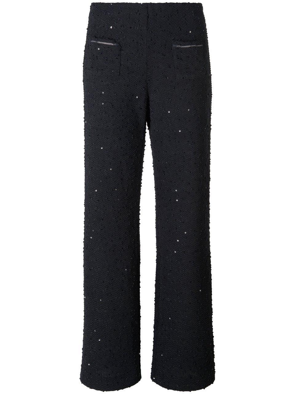 Broek 'Elaine Long P' Van Raffaello Rossi zwart