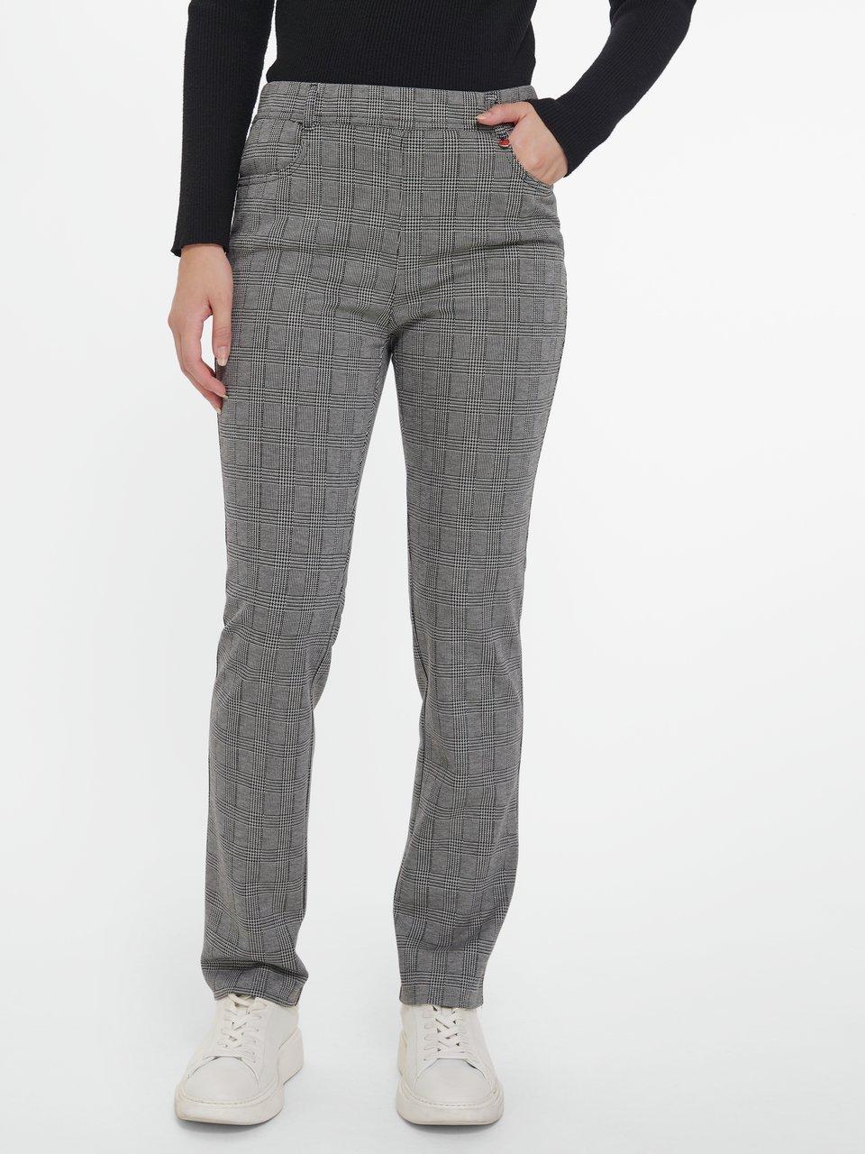 Relaxed by Toni - Hose „Alice“ mit Karo-Muster