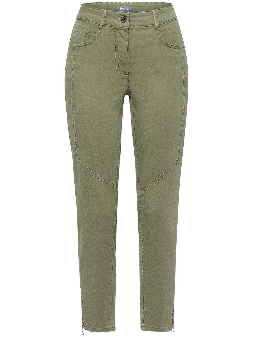Slim Fit-jeans Van BASLER groen