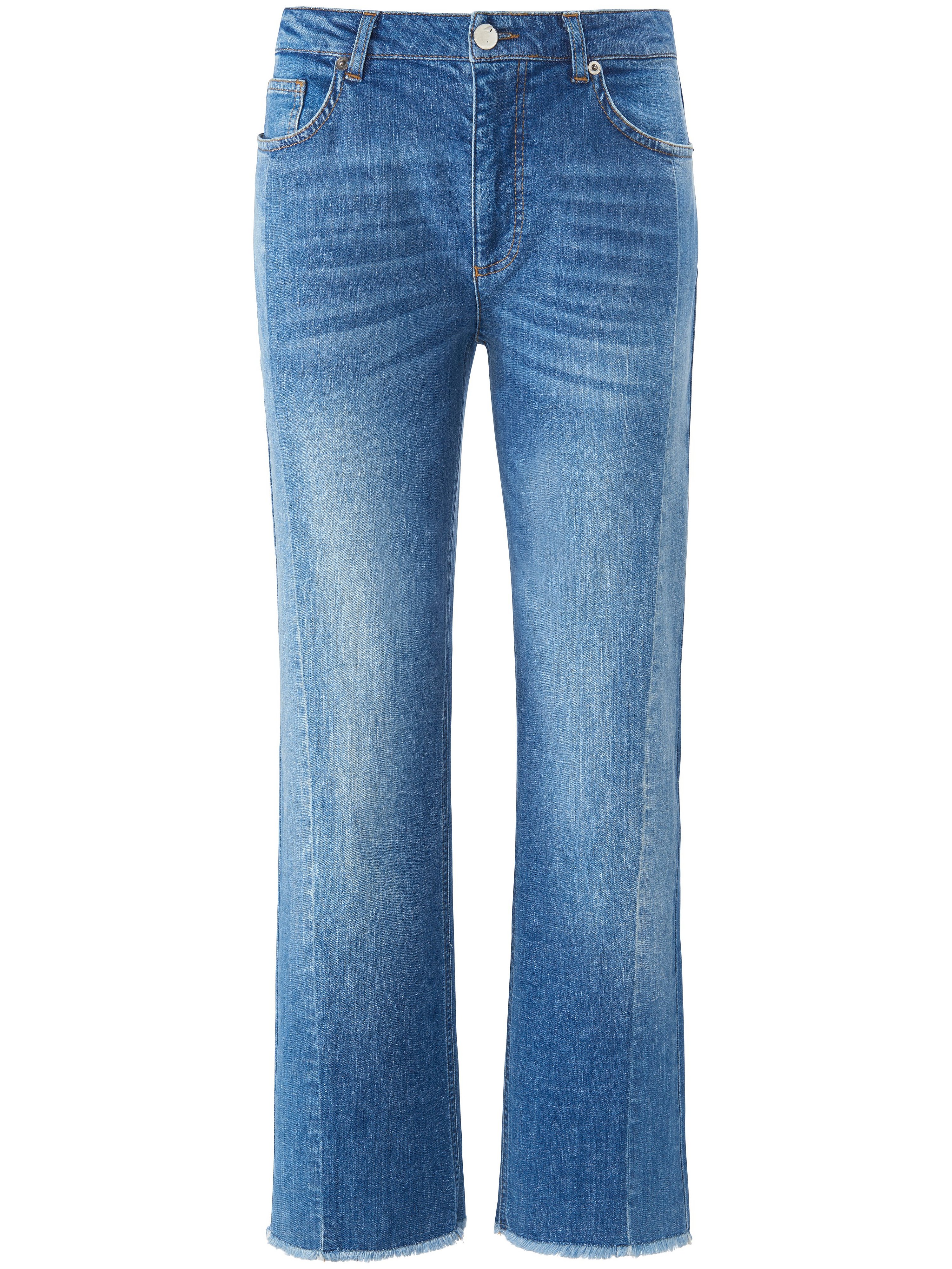 Enkellange Wide Fit jeans in 5 pocketsmodel Van DAY.LIKE denim