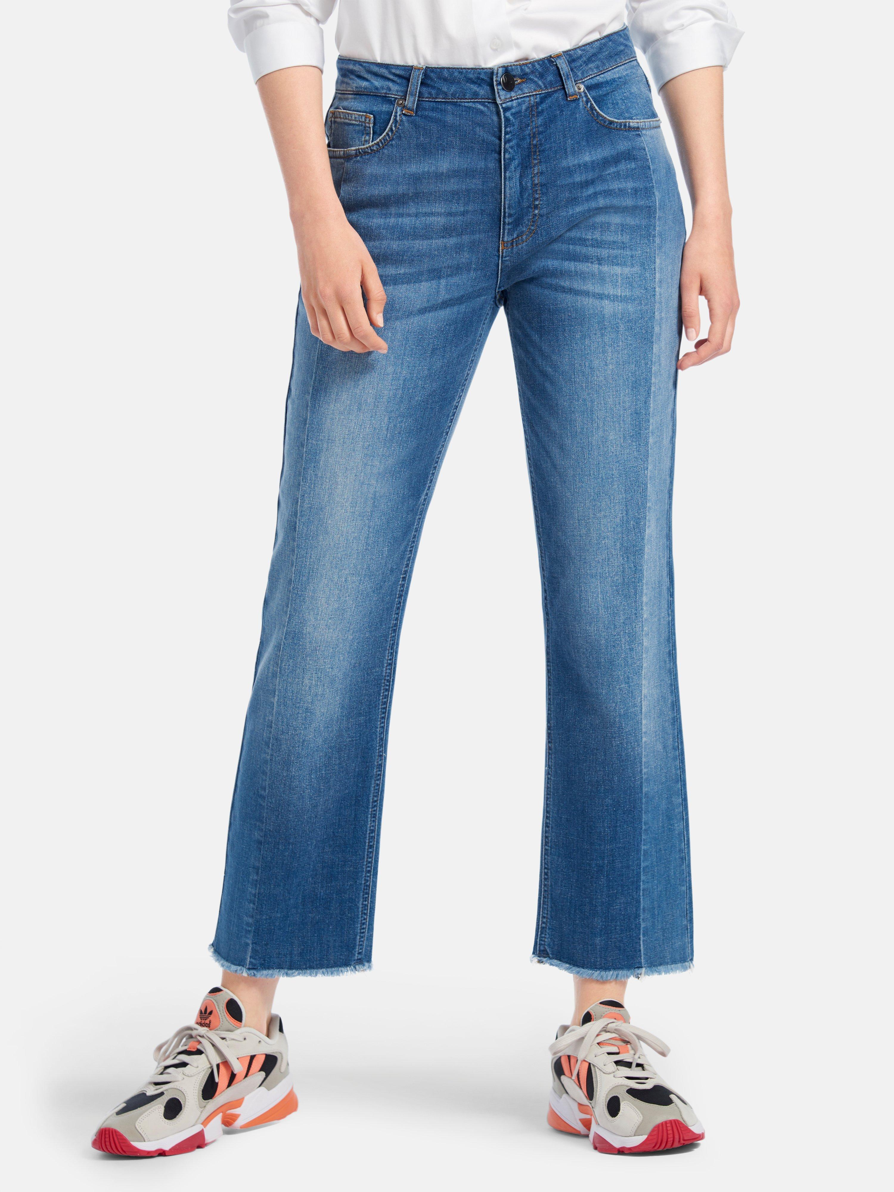 DAY.LIKE - Enkellange Wide Fit-jeans in 5-pocketsmodel