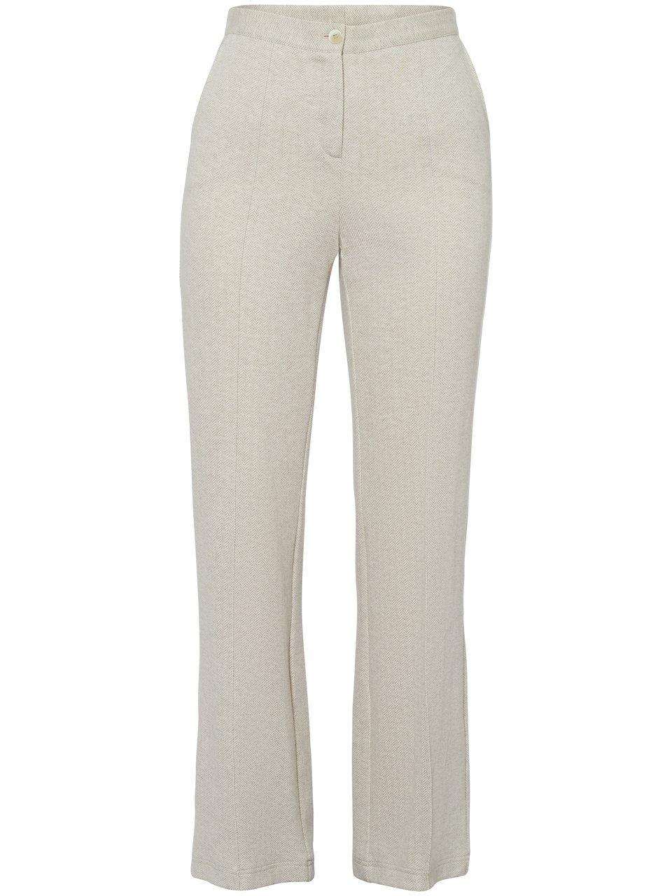 Jersey broek Van Anna Aura beige