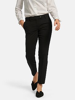 Baumwoll-Bi-Stretch-Chino in Navy Windsor Damen Kleidung Hosen & Jeans Lange Hosen Stretchhosen 