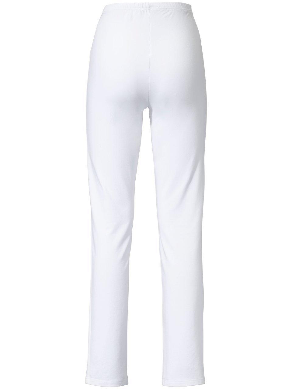 Thumbnail - Leggings Mathilde Green Cotton weiss