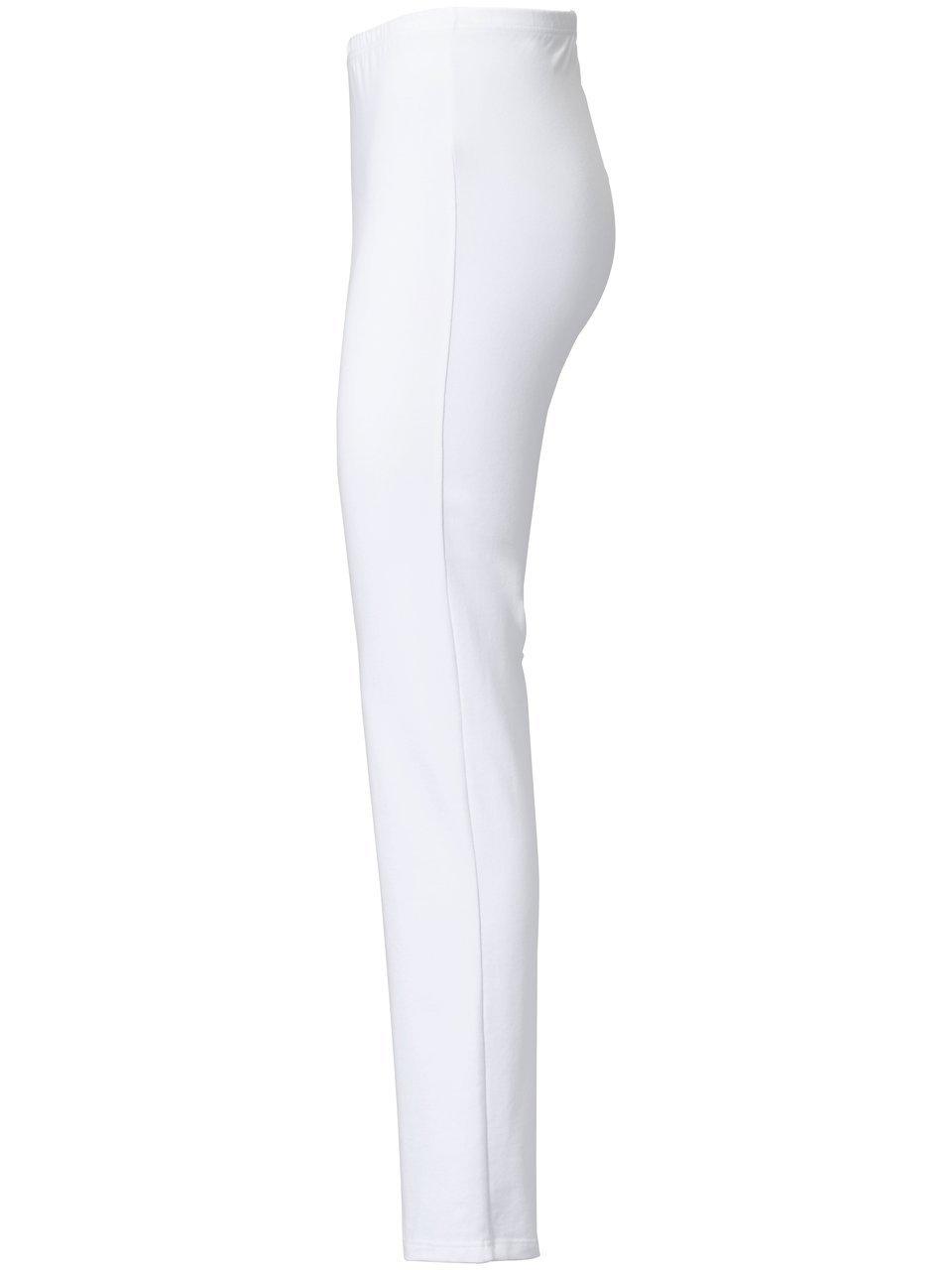 Thumbnail - Leggings Mathilde Green Cotton weiss