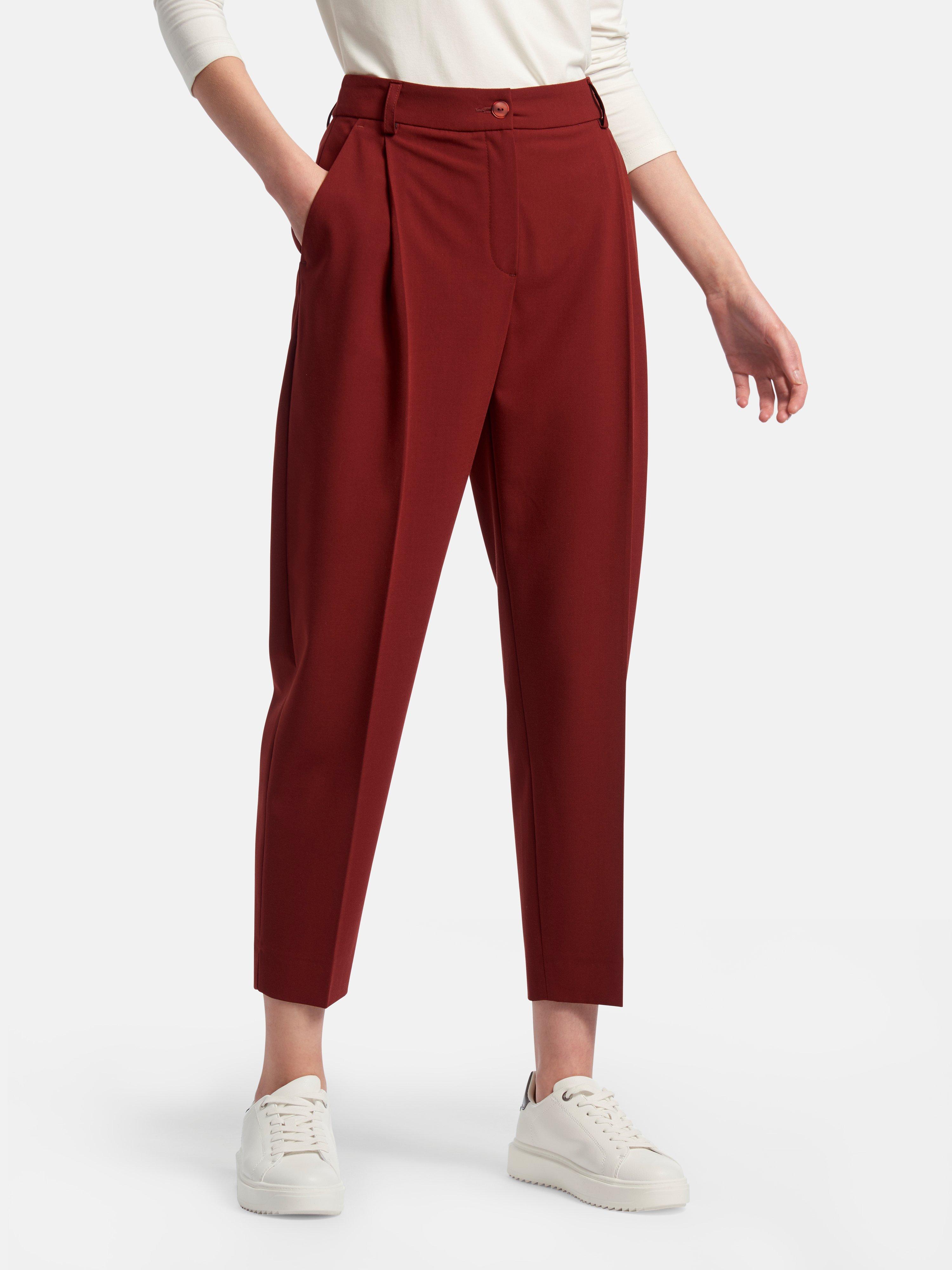 DAY.LIKE - Knöchellange Wide Fit-Bundfalten-Hose