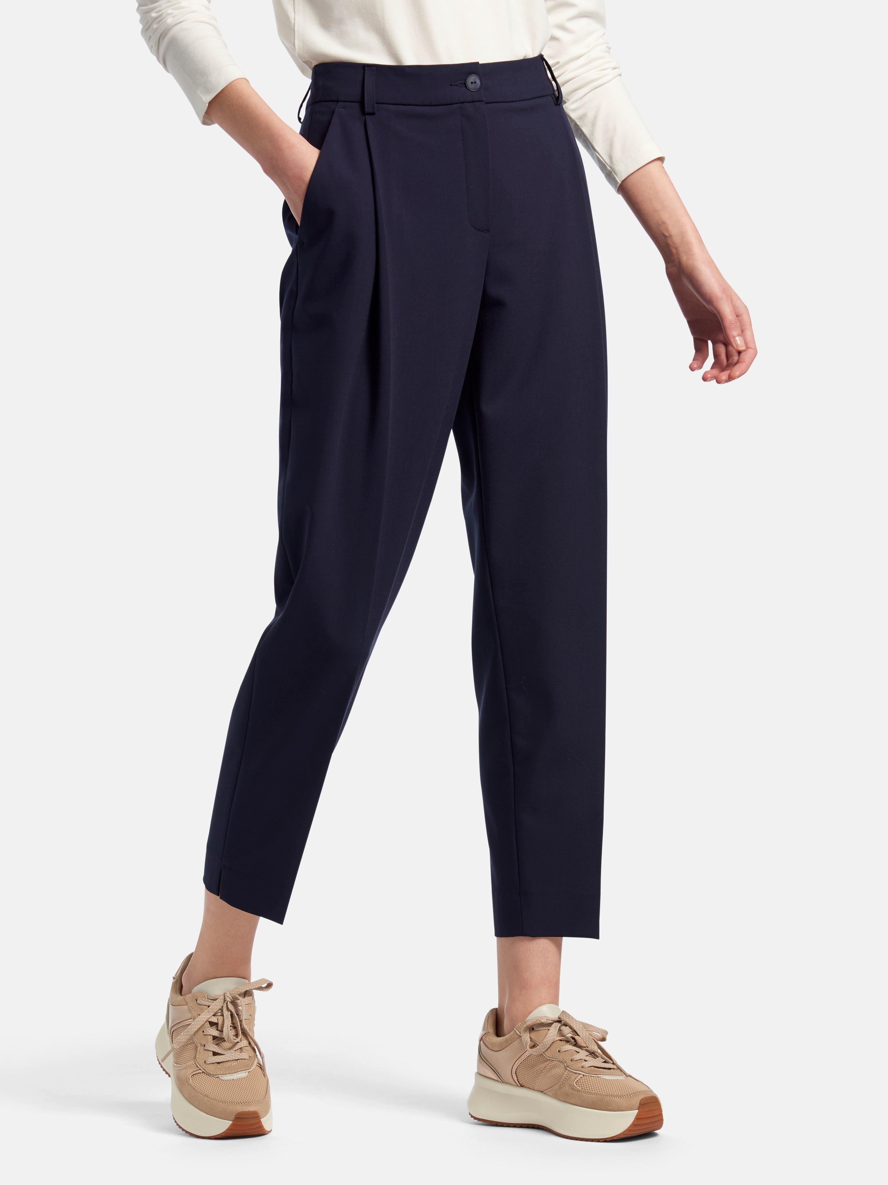 DAY.LIKE - Knöchellange Wide Fit-Bundfalten-Hose
