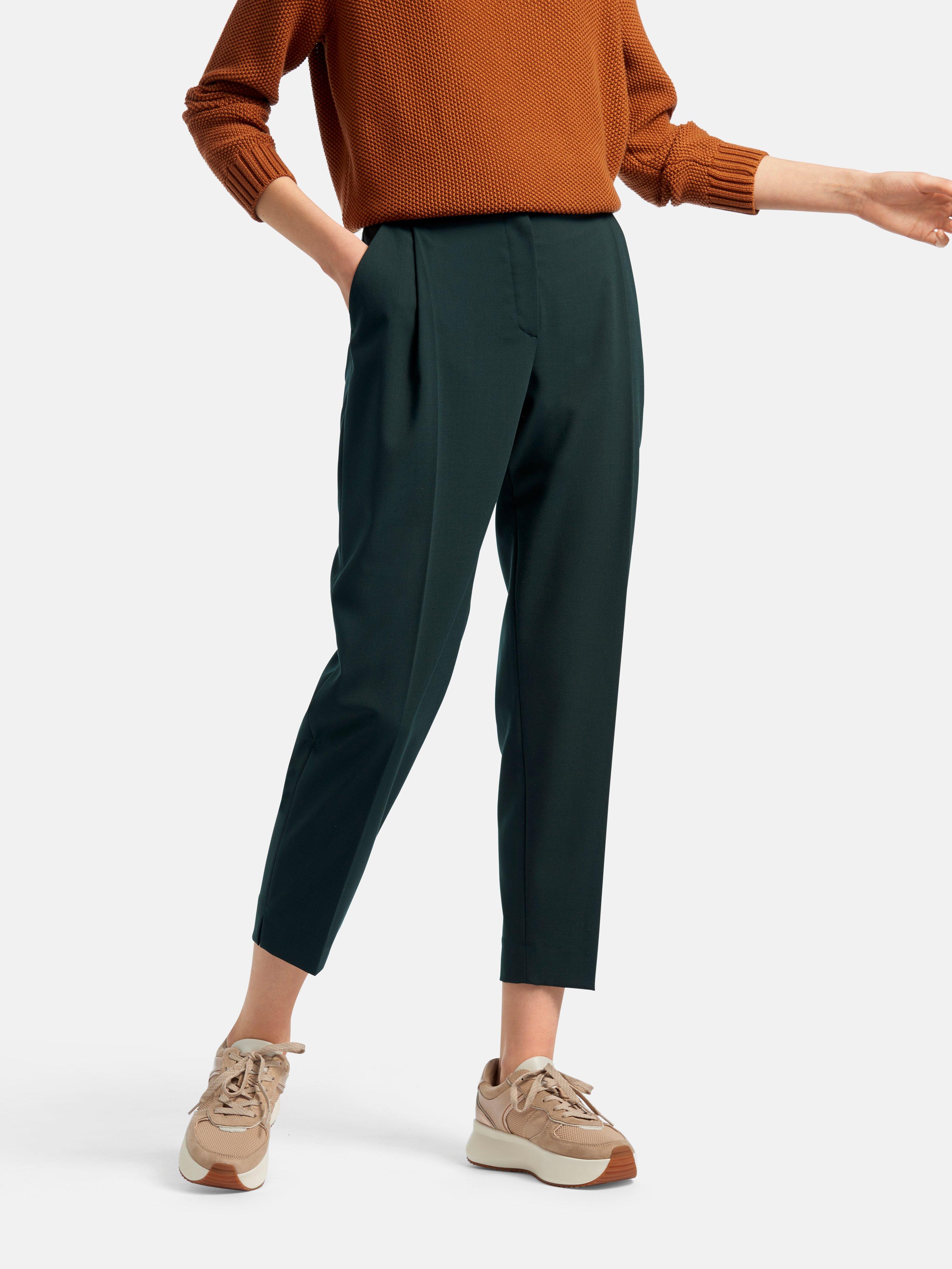 DAY.LIKE - Knöchellange Wide Fit-Bundfalten-Hose