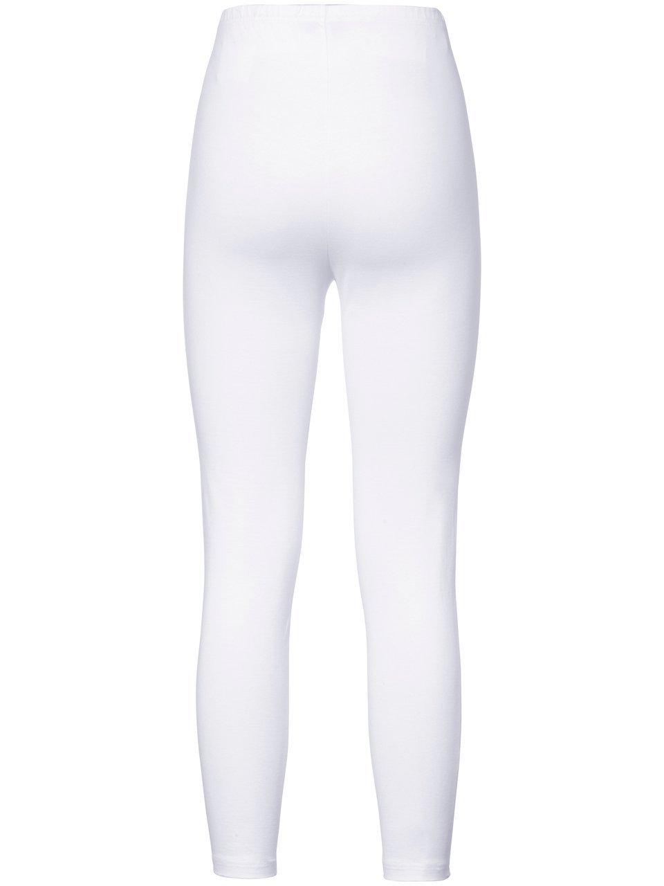 Thumbnail - Leggings Nanna Green Cotton weiss