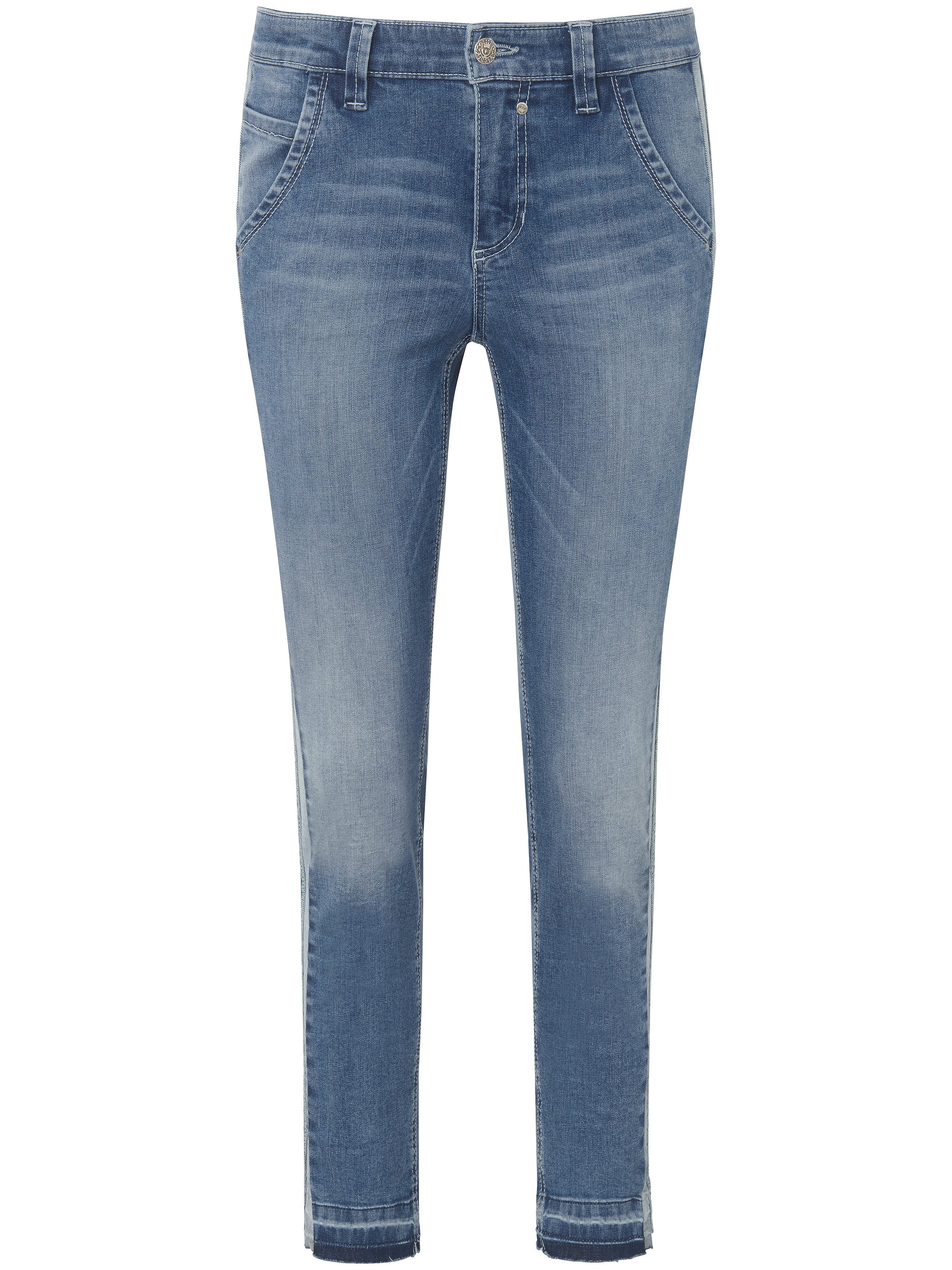 Enkellange jeans model Gill elastische band Van Glucksmoment denim