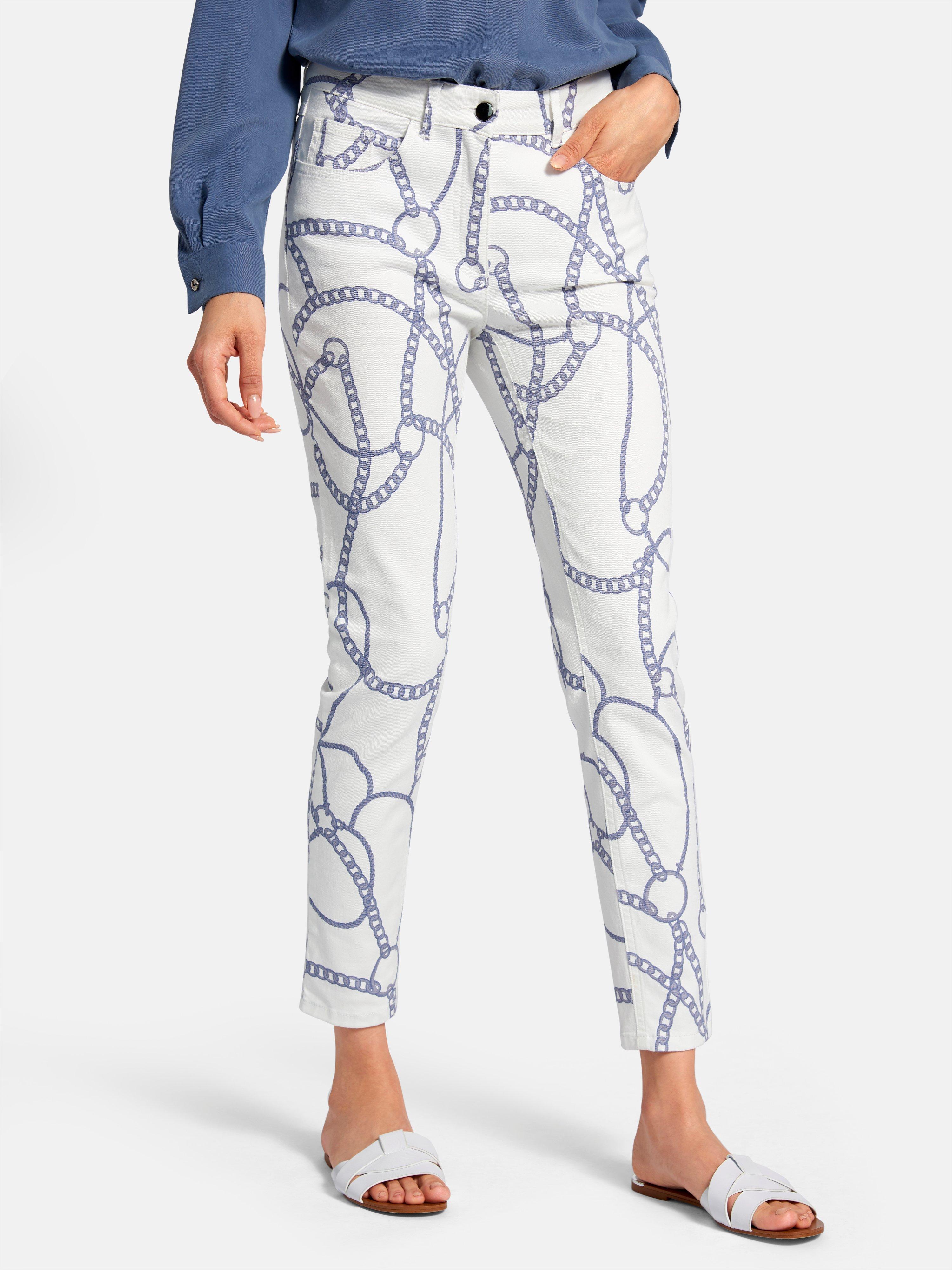 ankle design jeans