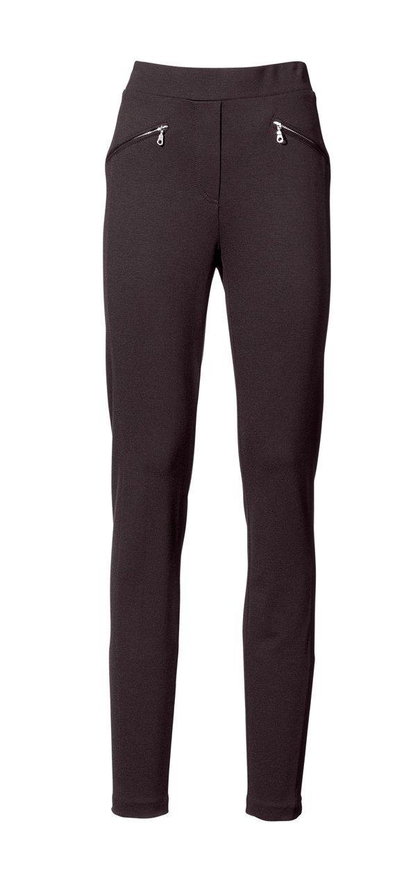 Thumbnail - Peter Hahn - Knöchellange Jersey-Schlupfhose Passform Sylvia, braun, Gr. 36 / S