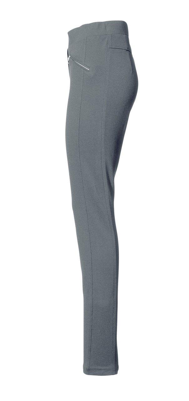Thumbnail - Knöchellange Jersey-Schlupfhose Passform Sylvia Peter Hahn grau