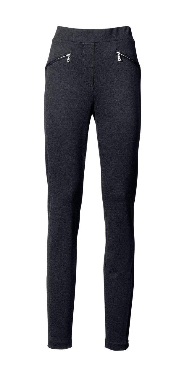 Thumbnail - Peter Hahn - Knöchellange Jersey-Schlupfhose Passform Sylvia, blau, Gr. 36 / S
