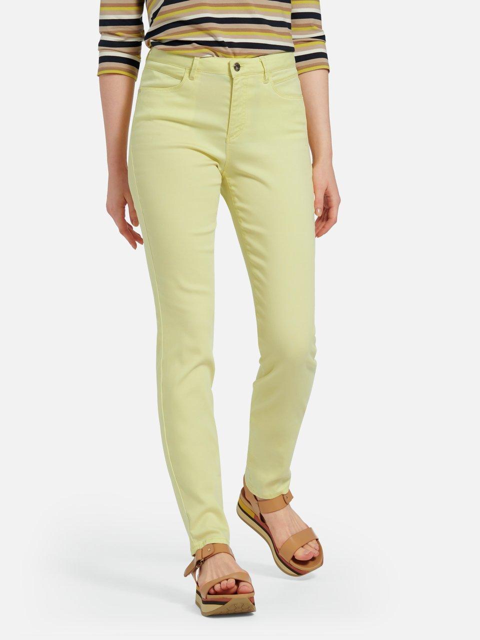 Brax Feel Good - Skinny-jeans model Shakira in smal 5-pocketsmodel -  pastelgeel