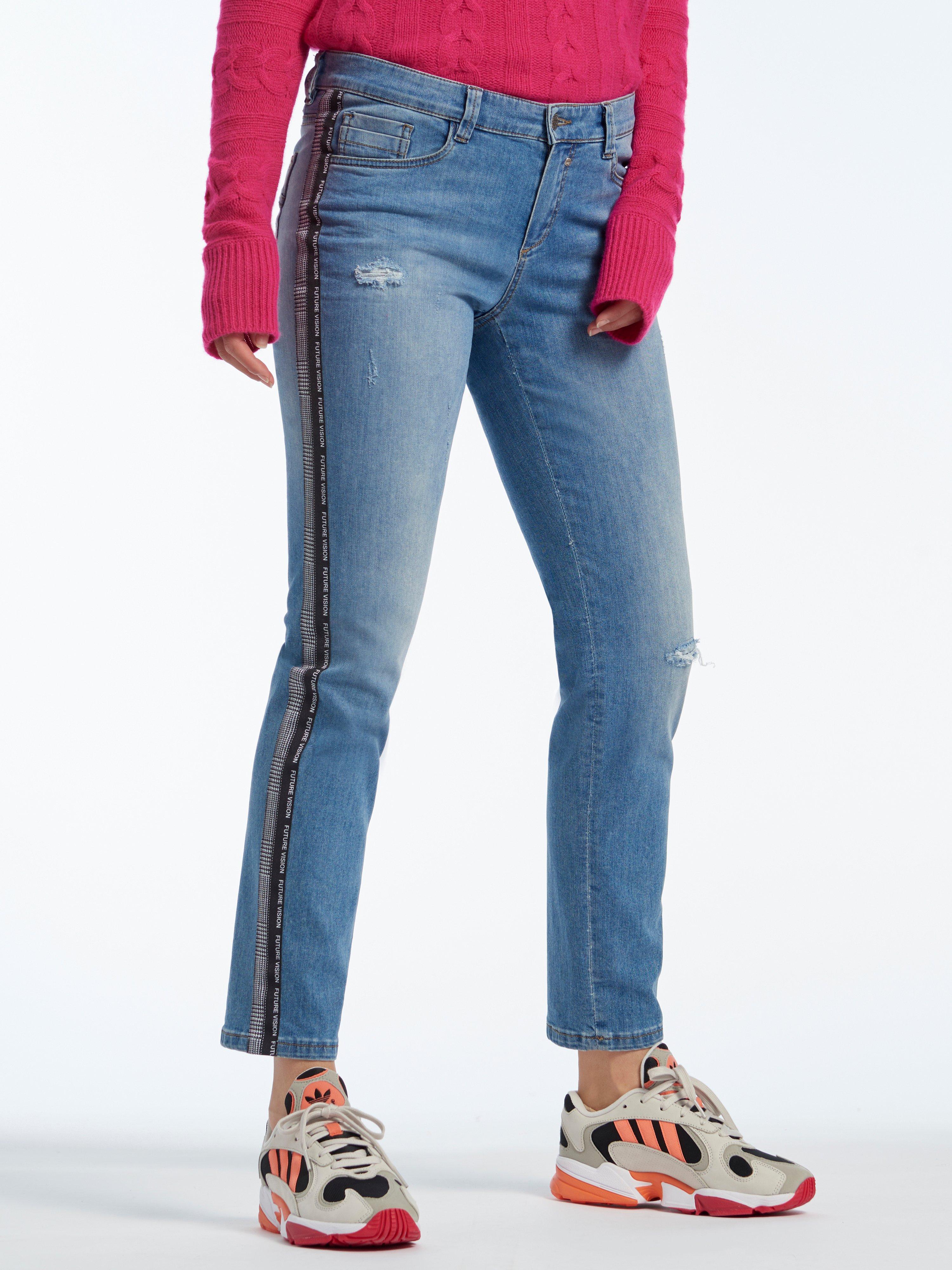 Glucksmoment Jeans Modell Grace Blue Denim