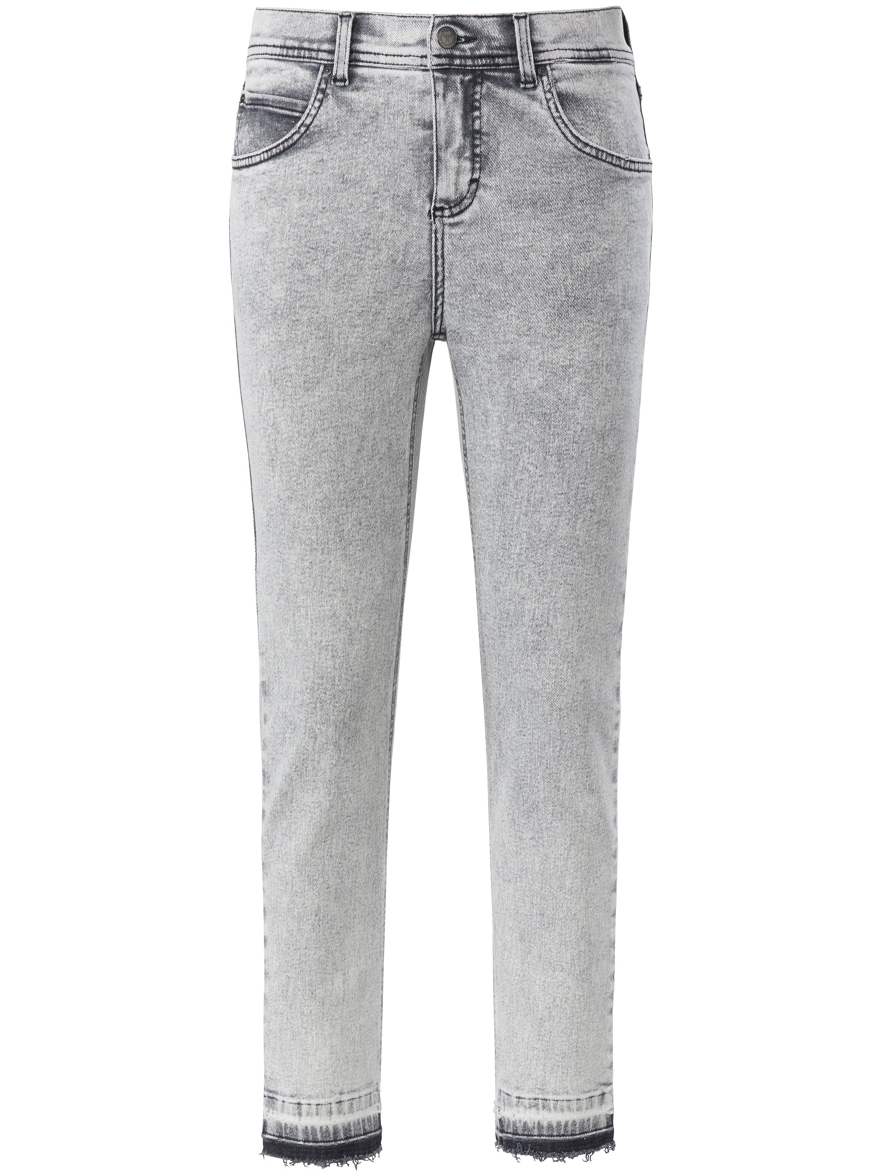 Skinny-7/8-jeans model Ornella Fringe Van ANGELS grijs