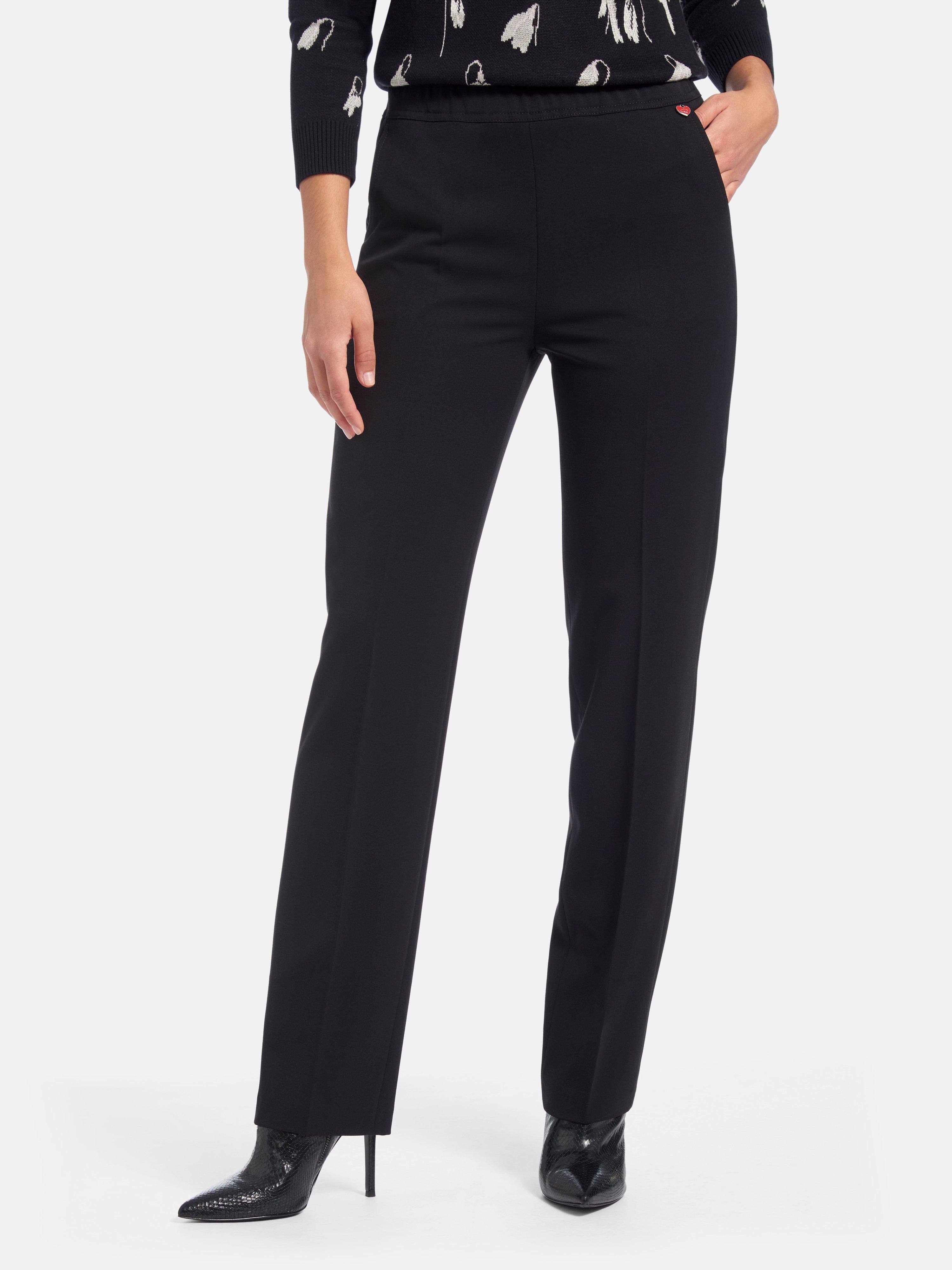 Relaxed by Toni Le pantalon taille lastiqu e mod le Jade noir