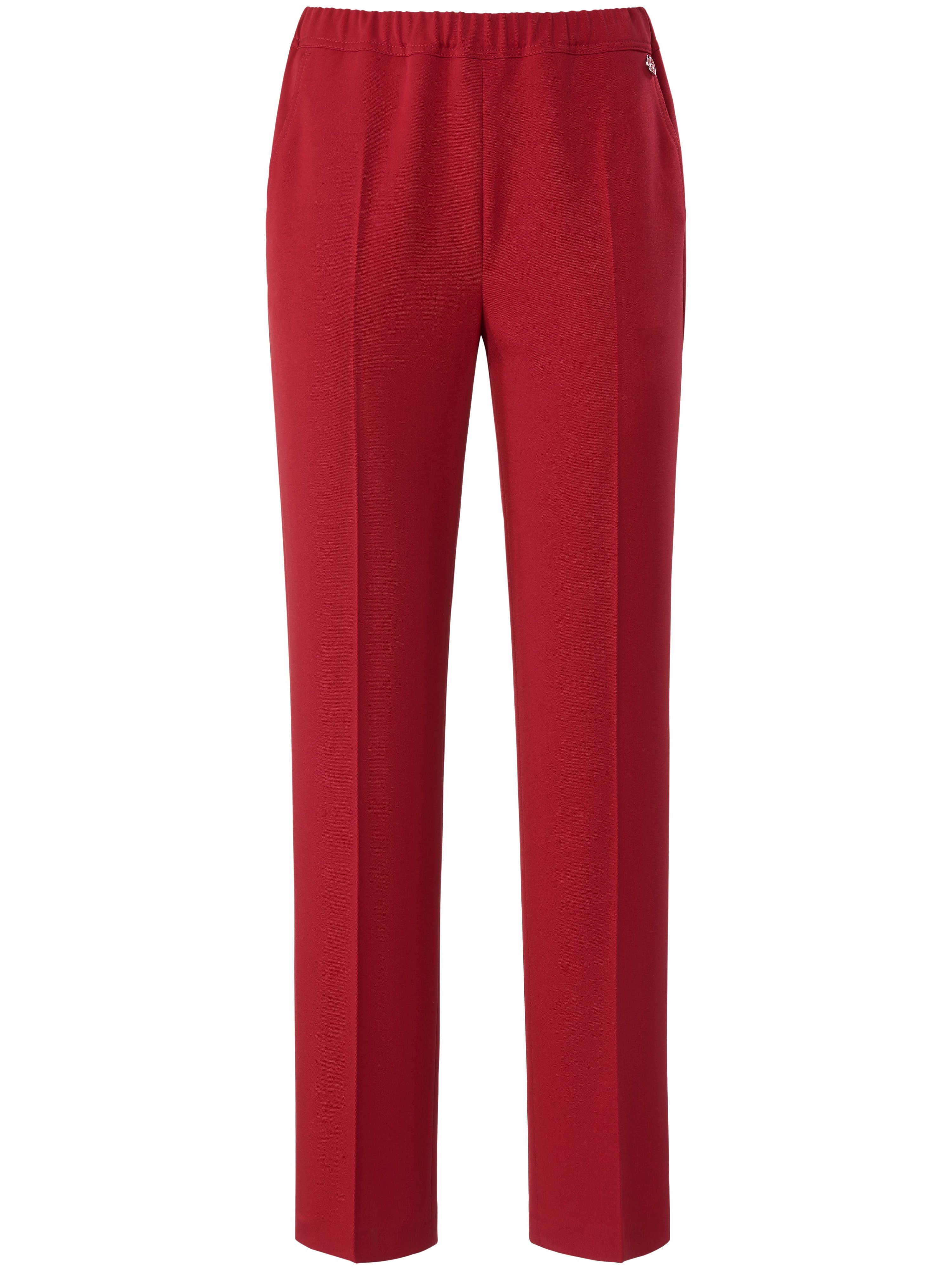 Le pantalon taille élastiquée modèle Jade  Relaxed by Toni rouge taille 38