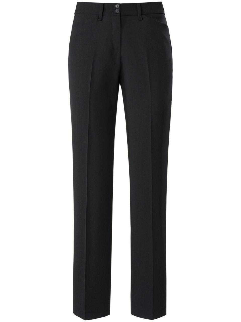 Feminine Fit-broek model Celine riemlussen Van Brax Feel Good zwart