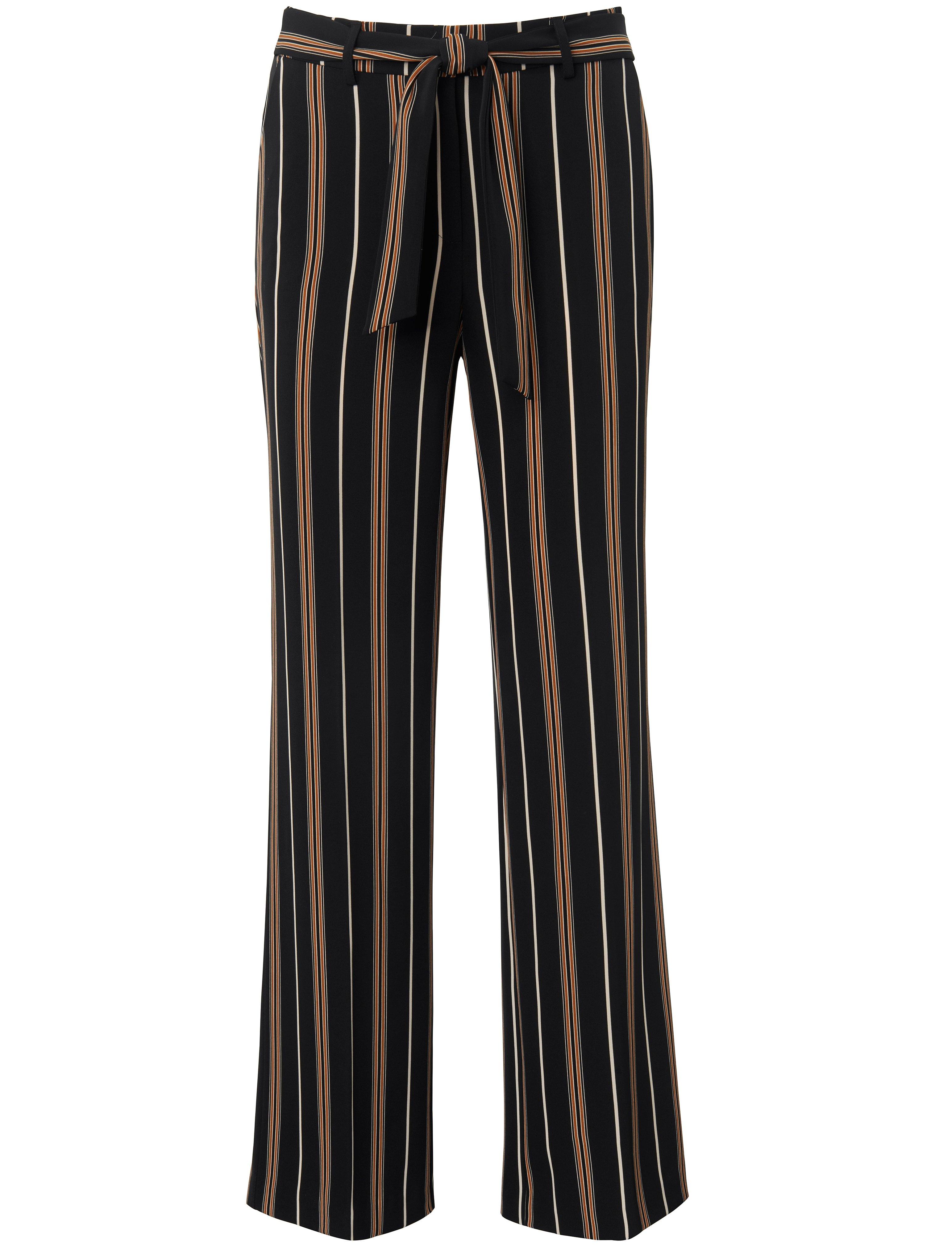 multi coloured striped jeans