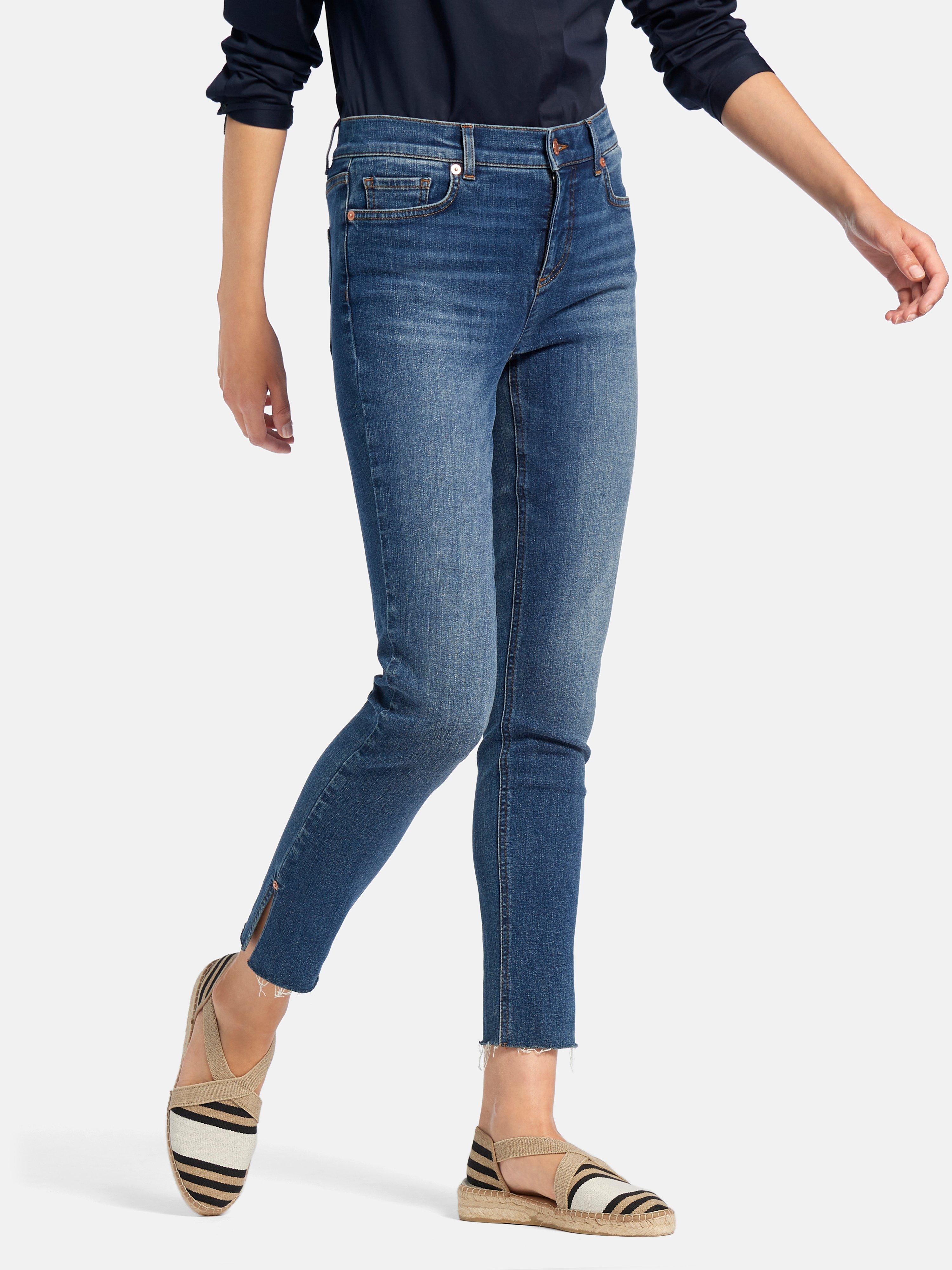 DAY.LIKE - Enkellange ‘Slim Fit’-jeans in extra smal model