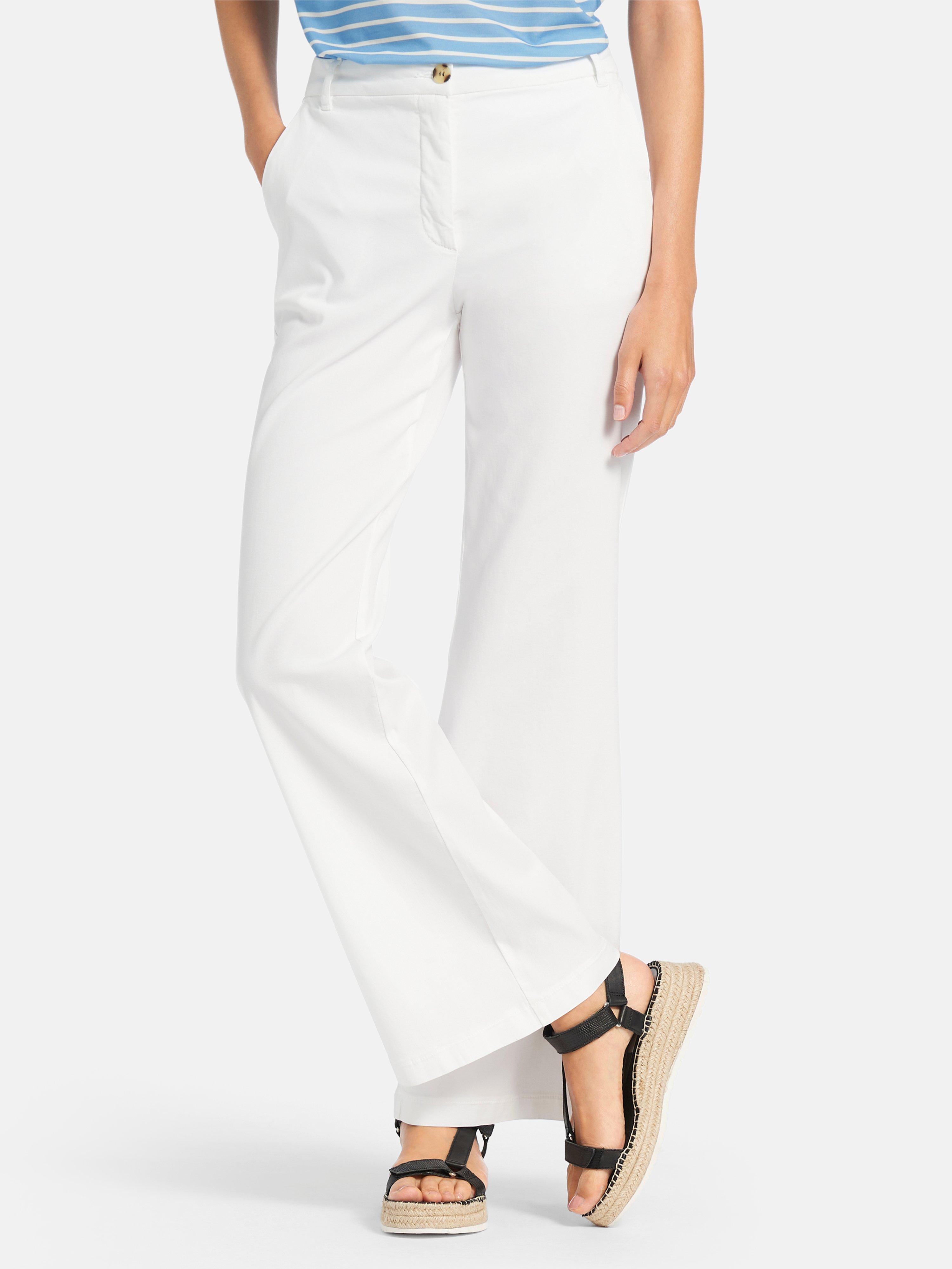 DAY.LIKE - Wide Fit-broek met wijd uitlopende pijpen