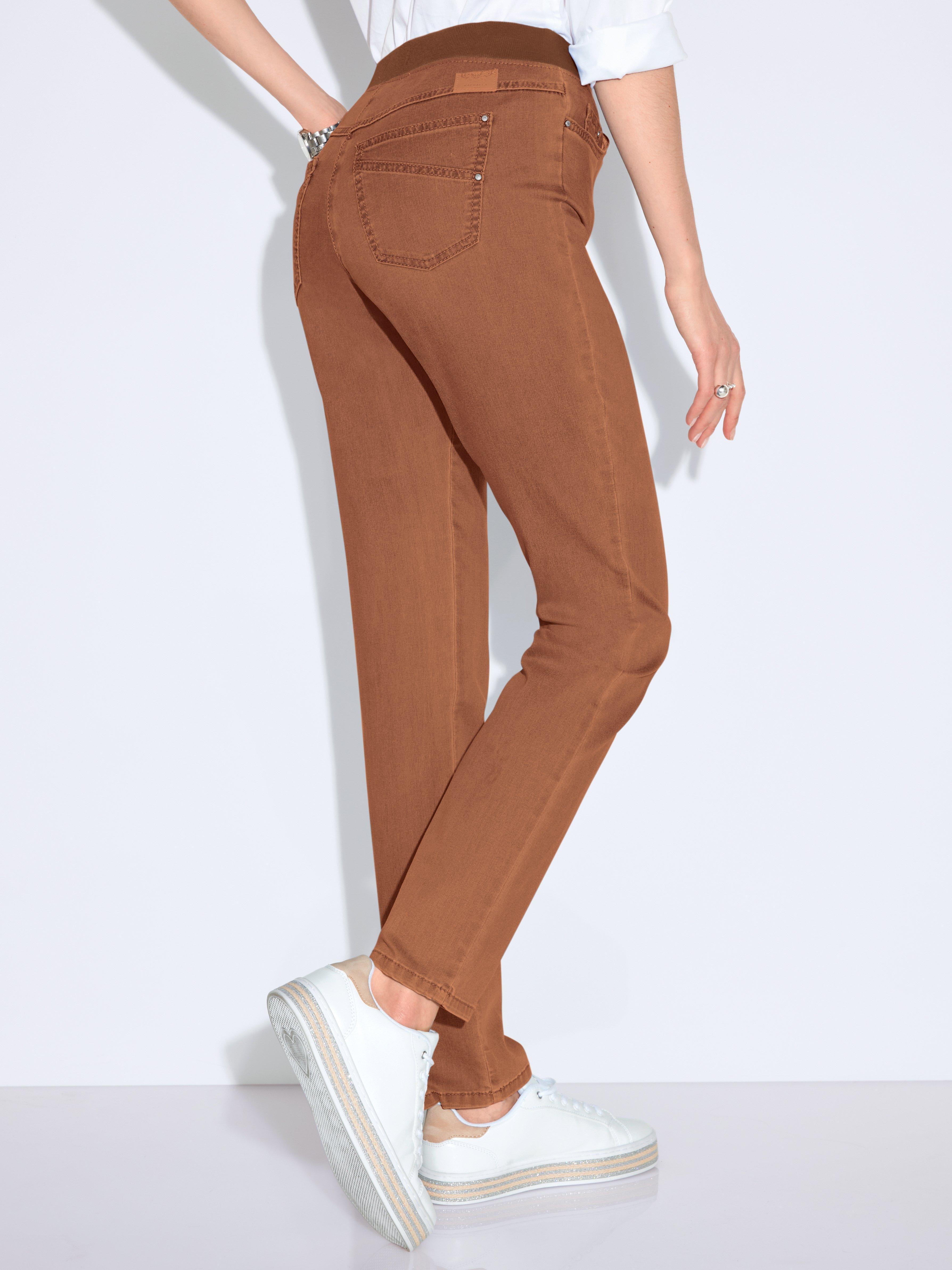 Comfort Plus-jeans model Carina Van Raphaela by Brax bruin