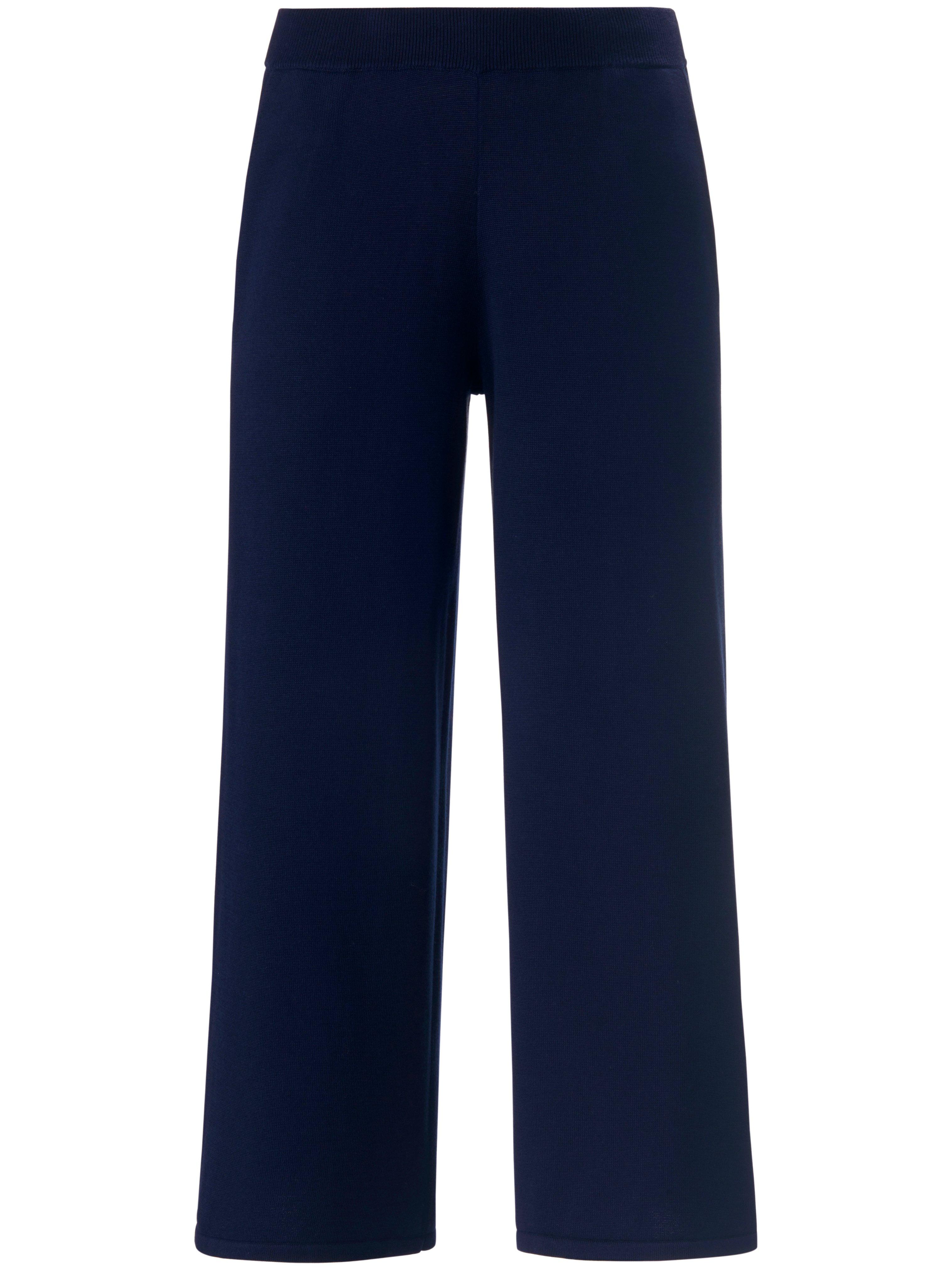 Culotte 100% katoen rechte pijpen Van Peter Hahn blauw